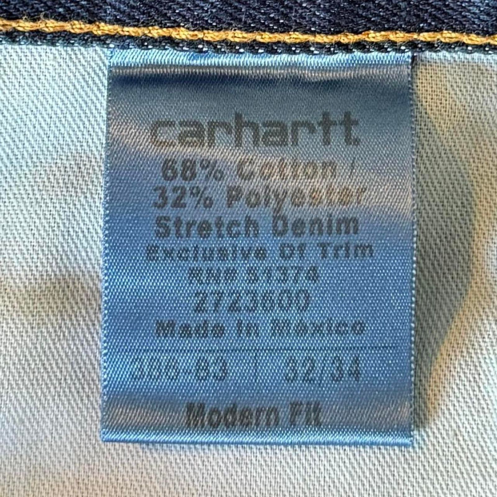 Carhartt × Carhartt Wip × Vintage Vintage Y2K Carhartt Carpenter Technical Grunge Denim Jeans Size US 32 / EU 48 - 4 Thumbnail