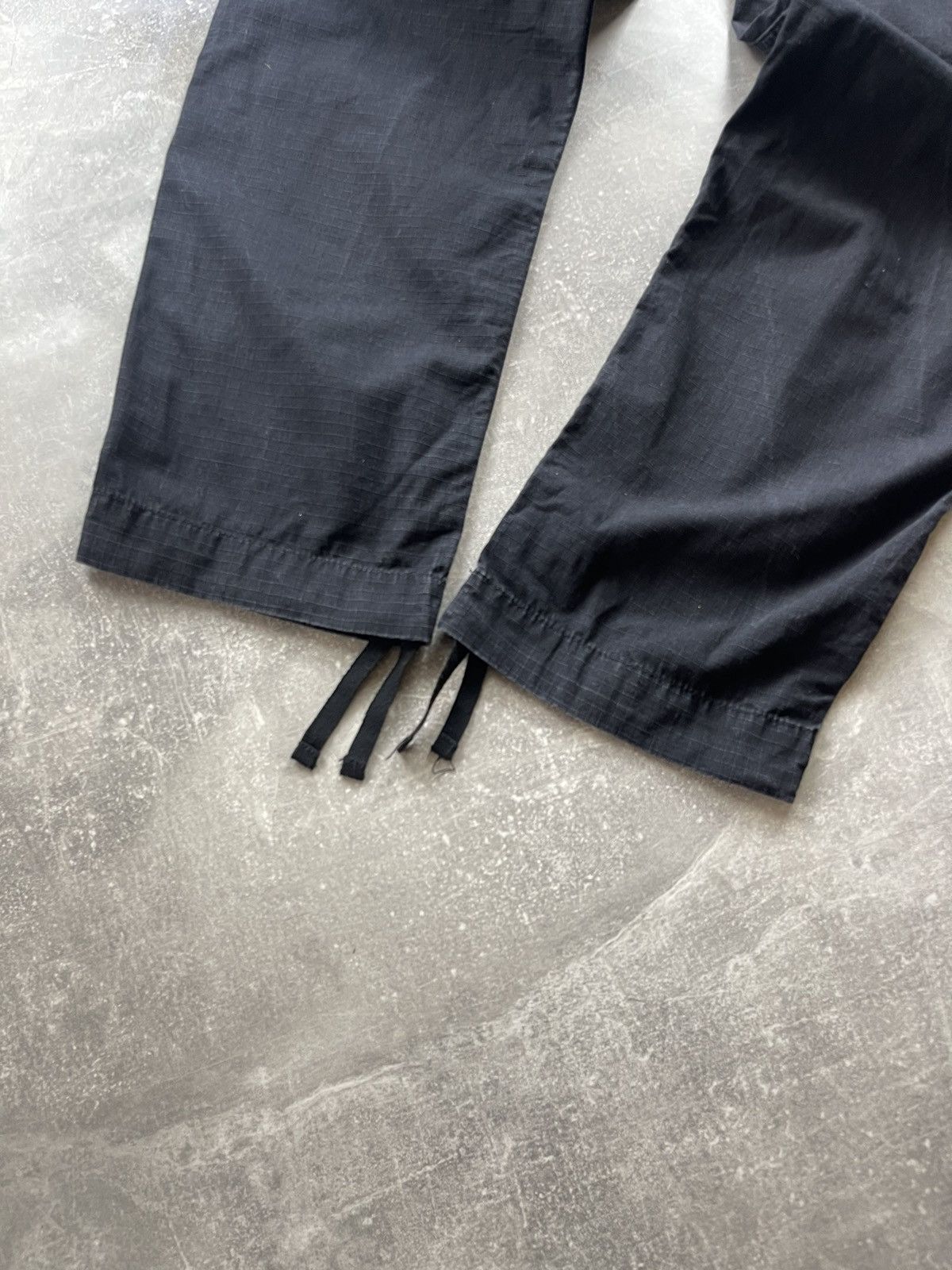 Carhartt Carhartt WIP Cargo Pants Black Ripstop Utility Workwear Size US 29 - 3 Thumbnail