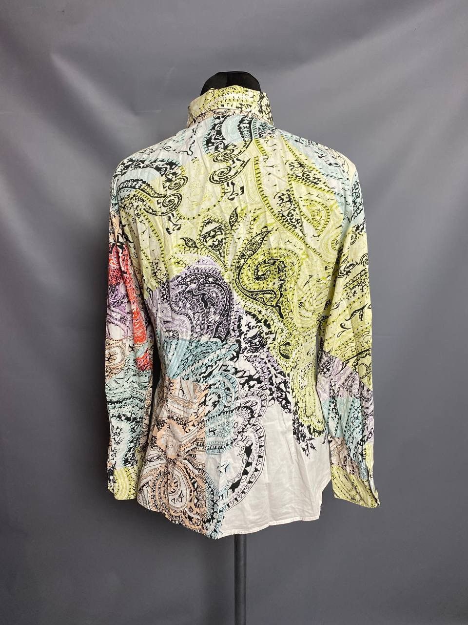 Etro Etro Womens Paisley Button-Up Shirt Long Sleeve Size 46 M/L Size US M / EU 48-50 / 2 - 2 Thumbnail