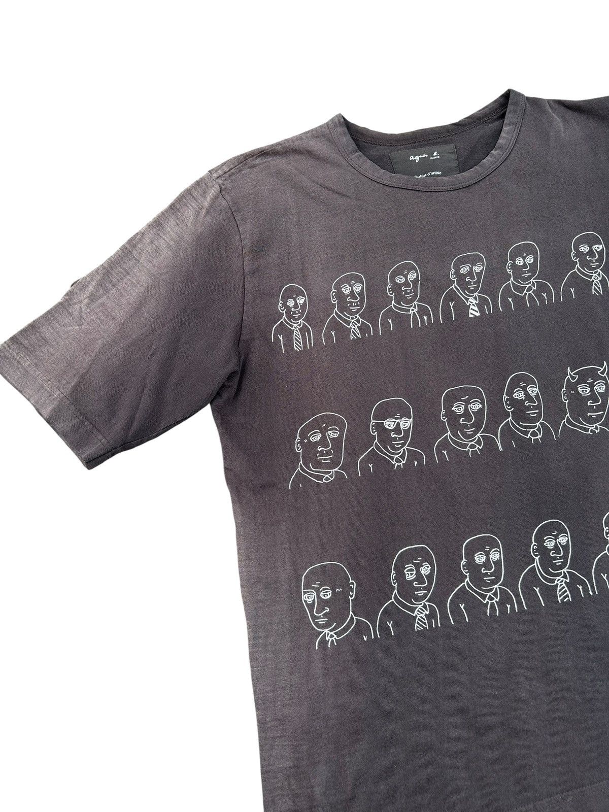 agnes b. Thrashed Agnes B x Mike Lash Pop Art SunFaded Shirt Size US M / EU 48-50 / 2 - 5 Thumbnail