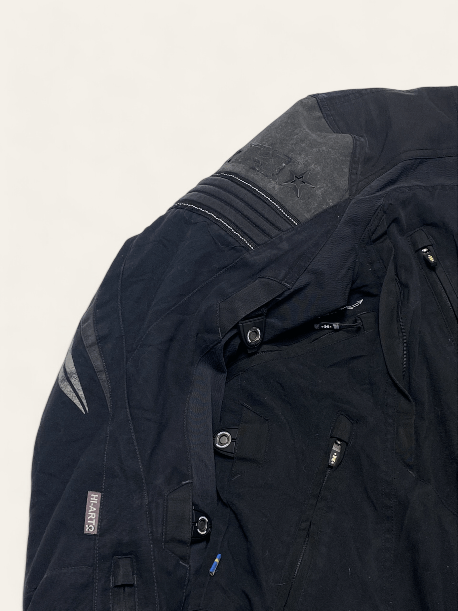 Vintage Vintage HALVARSSONS Black Moto Gear Equip Jacket Size US XL / EU 56 / 4 - 5 Thumbnail