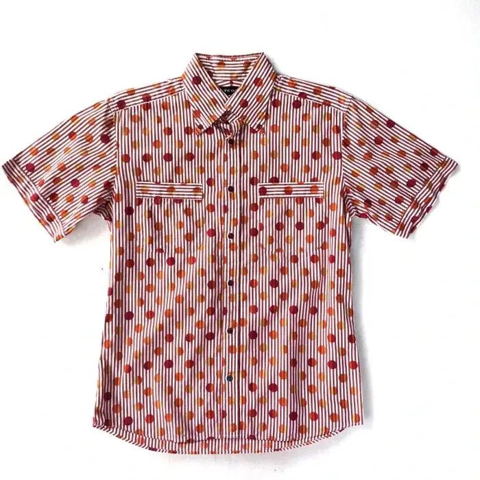 Boycott Pullcadot Striped Design Shirt Button Up