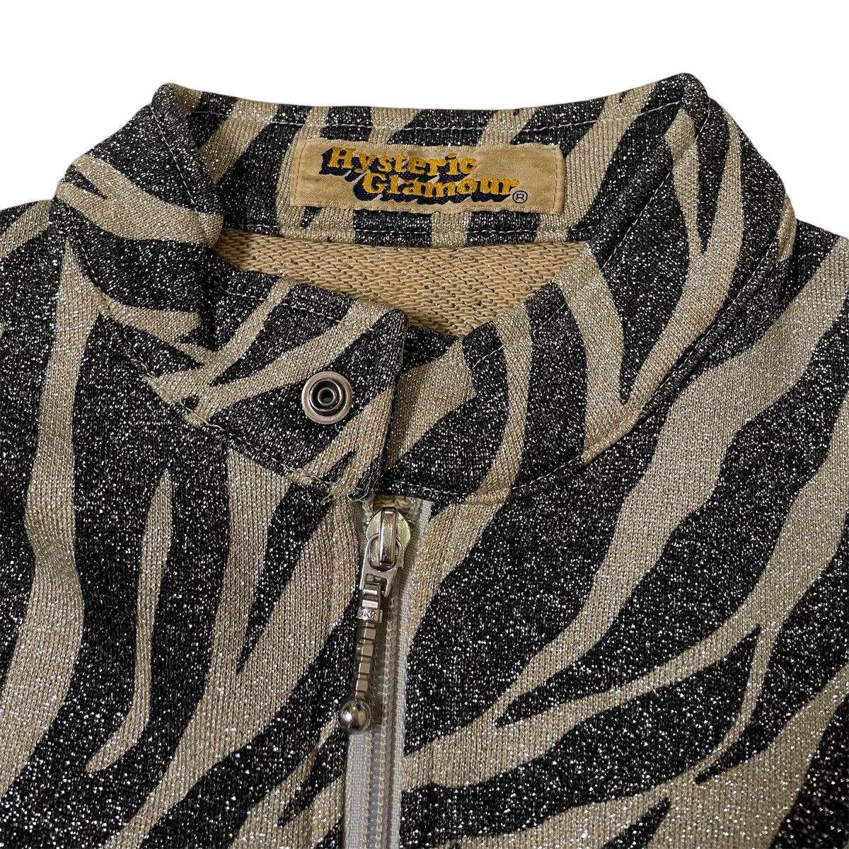 Hysteric Glamour TAX FREE 🇺🇸 hysteric glamour patched zebra print track jacket Size US S / EU 44-46 / 1 - 6 Thumbnail