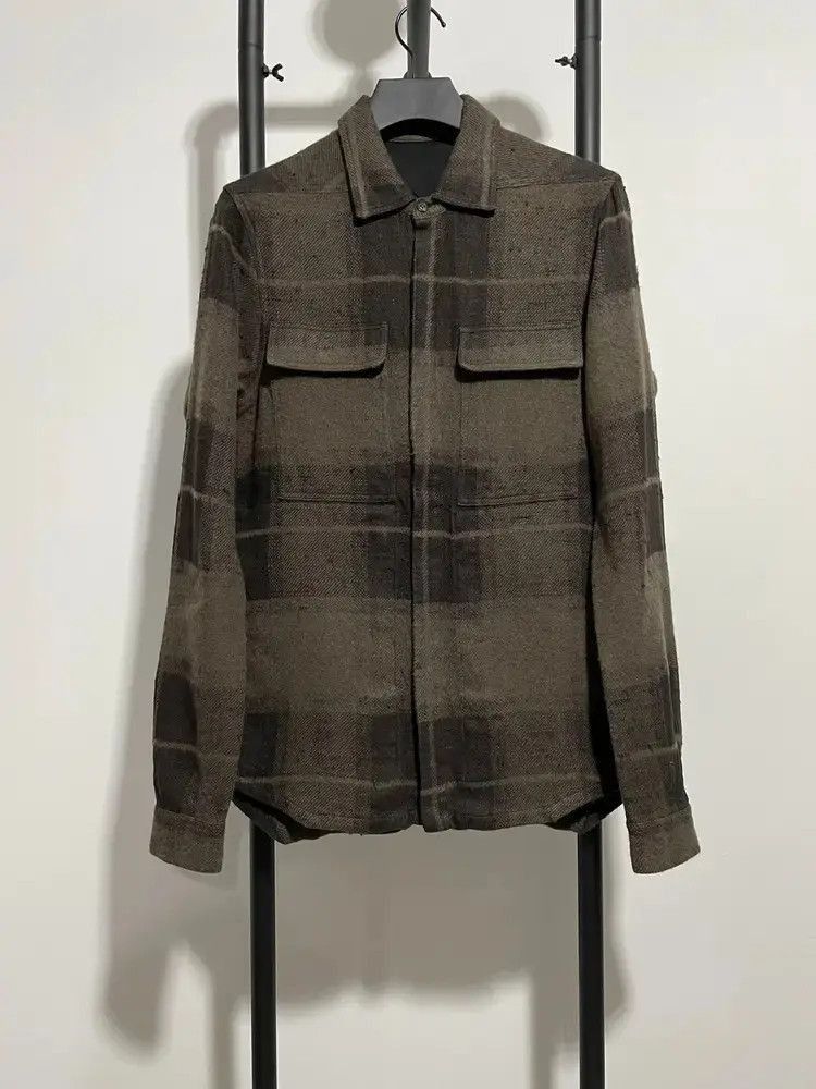 Rick Owens Rick Owens Plaid Shirt Jacket Size US S / EU 44-46 / 1 - 1 Thumbnail