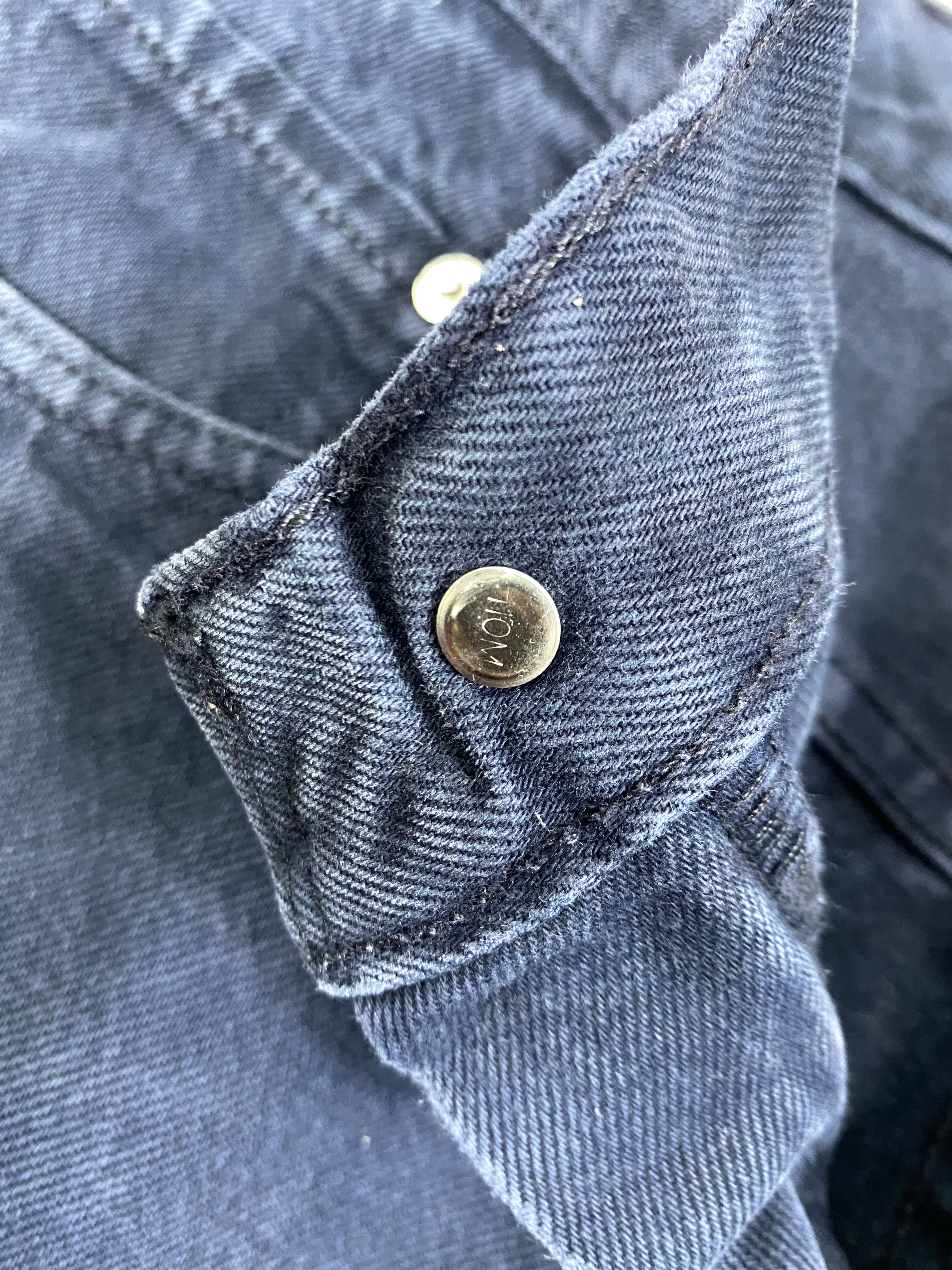 Levi's Vintage Levis 505 Regular Fit Jeans NavyFaded Indigo 31x29.6 Size US 31 - 7 Thumbnail