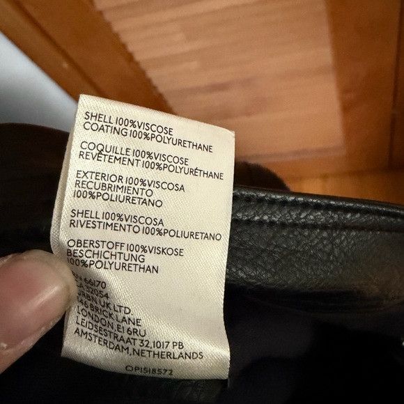 Other Anthropologie Faux Leather Utility Cargo Pants Size 16w flaw Size 38" / US 16 / IT 52 - 10 Thumbnail