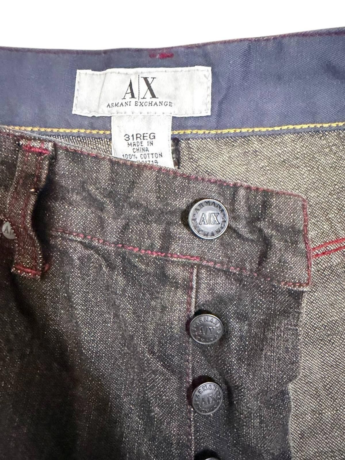 Armani Exchange Armani Exchange Men’s Scribble Jeans – Black – Size 31 Size US 31 - 4 Thumbnail
