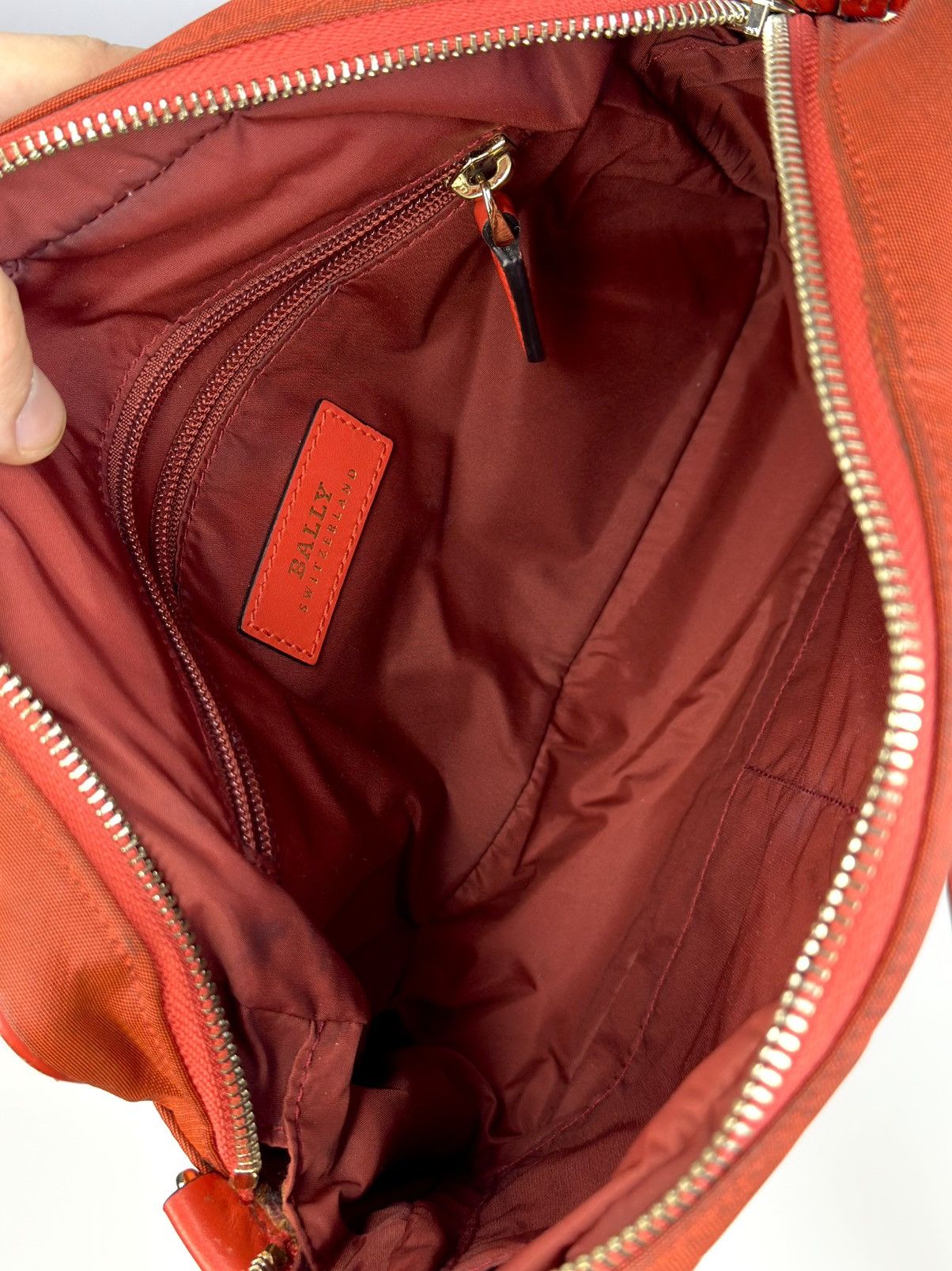 Bally Bally Red Nylon Bag Size ONE SIZE - 15 Thumbnail