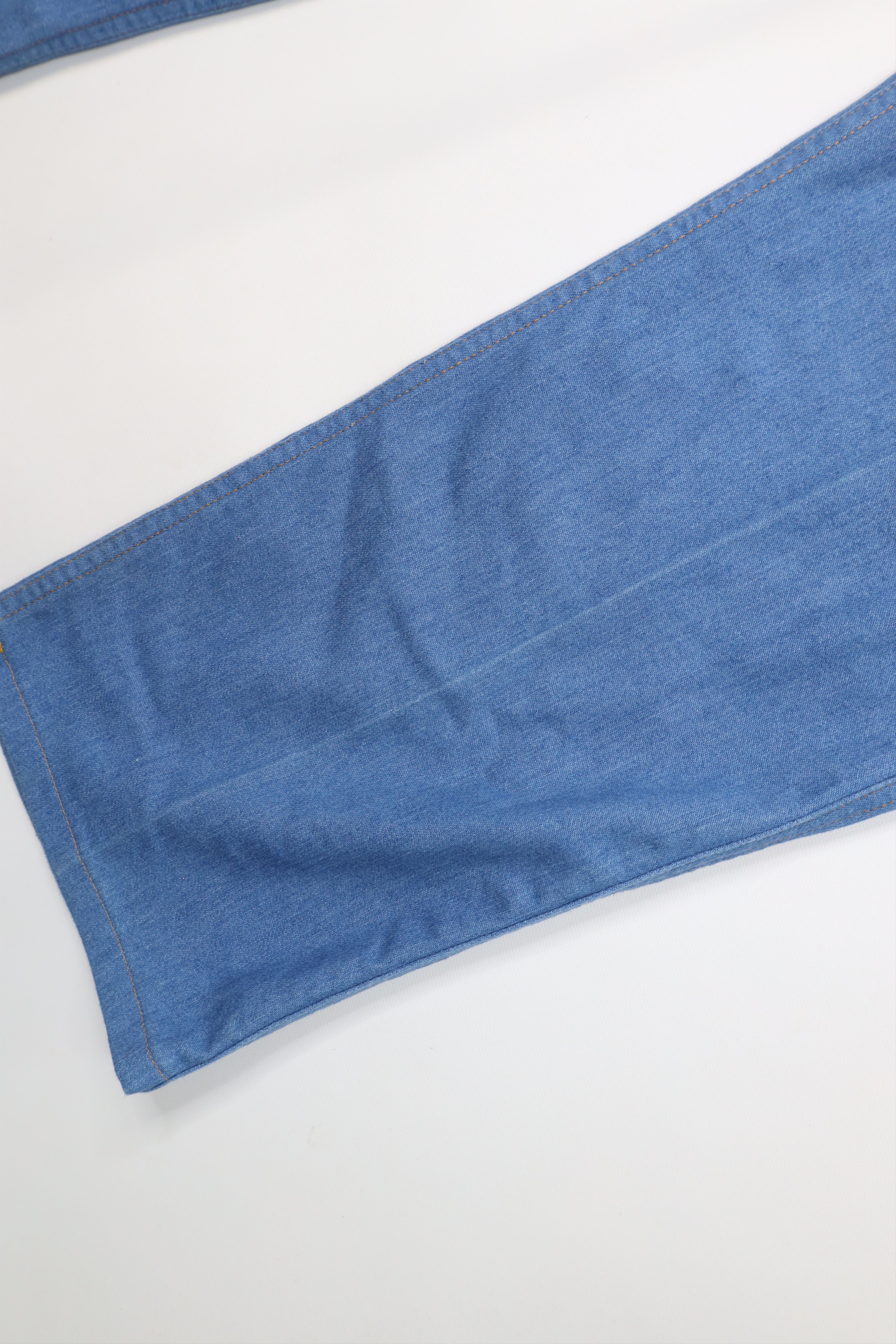 Levi's Vintage Y2K 2000 Levis Flared Wide Leg Denim Jeans Blue Size US 40 / EU 56 - 5 Thumbnail