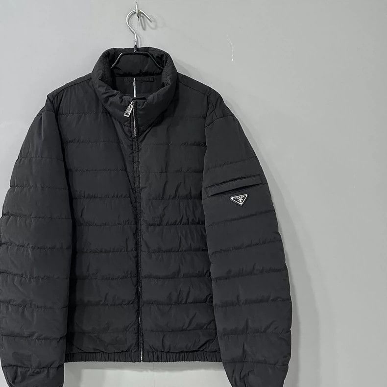 Prada Prada Triangle logo down jacket 2502-Nextarrow Size US M / EU 48-50 / 2 - 2 Thumbnail