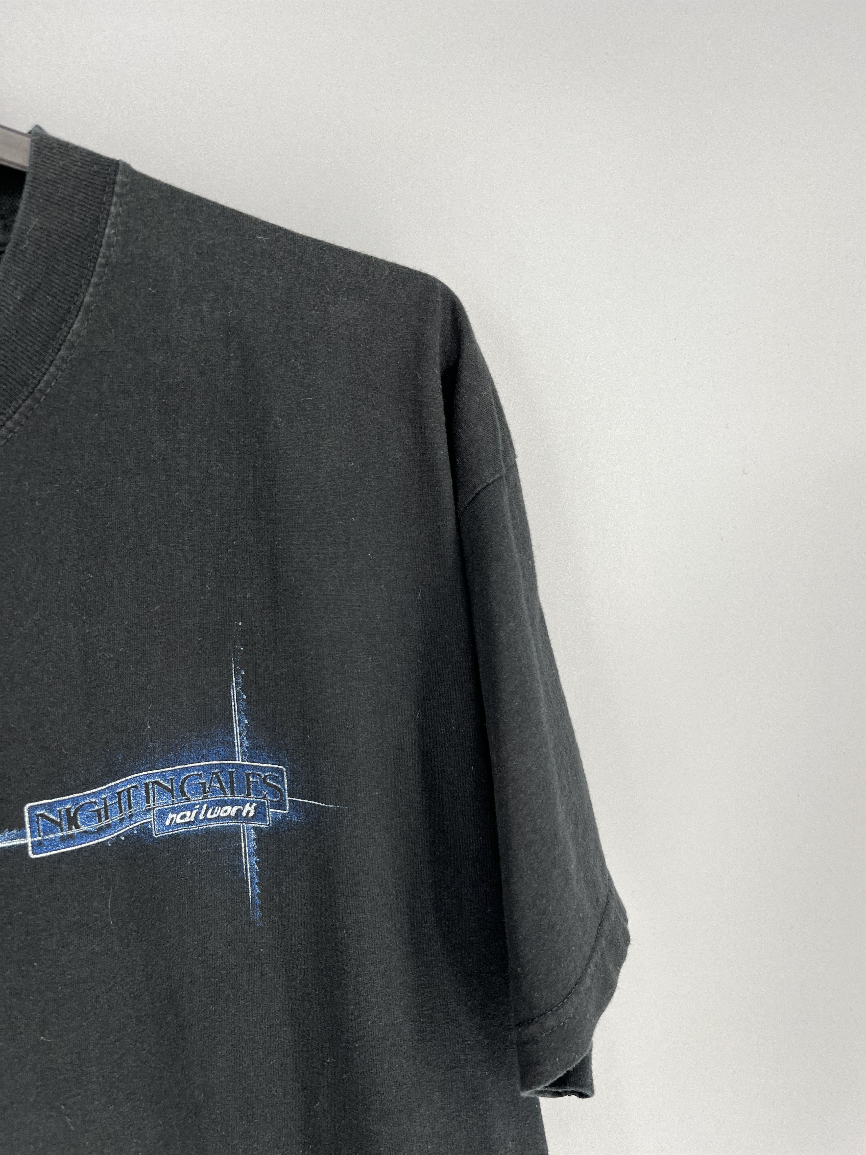 Band Tees × Vintage NIGHT IN GALES T-SHIRT "Nailwork" - absolute rarity, 1999 Size US XL / EU 56 / 4 - 7 Thumbnail