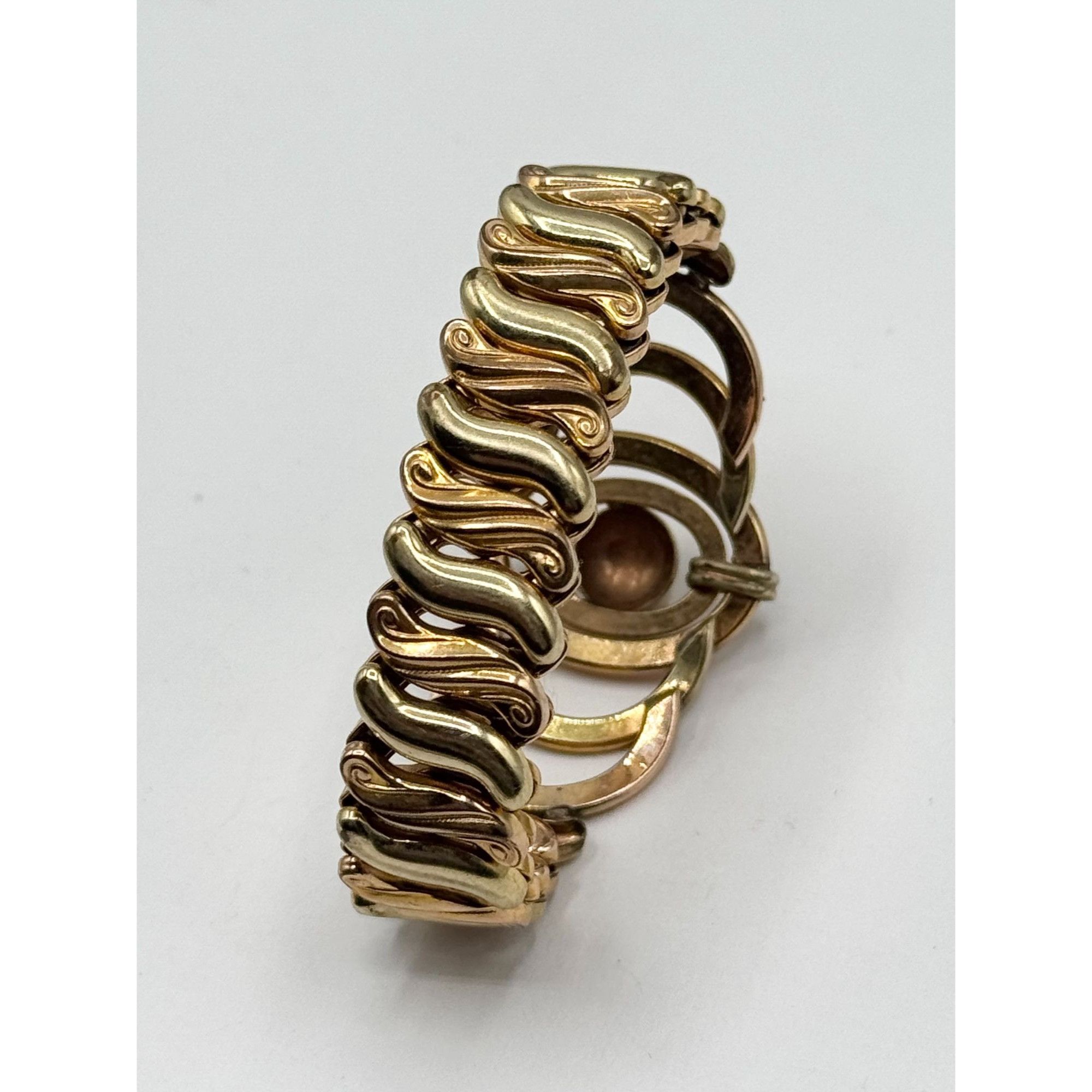 Vintage Estate Phoenix Speidel Made Gold Filled Two Tone Sweetheart Size ONE SIZE - 10 Thumbnail