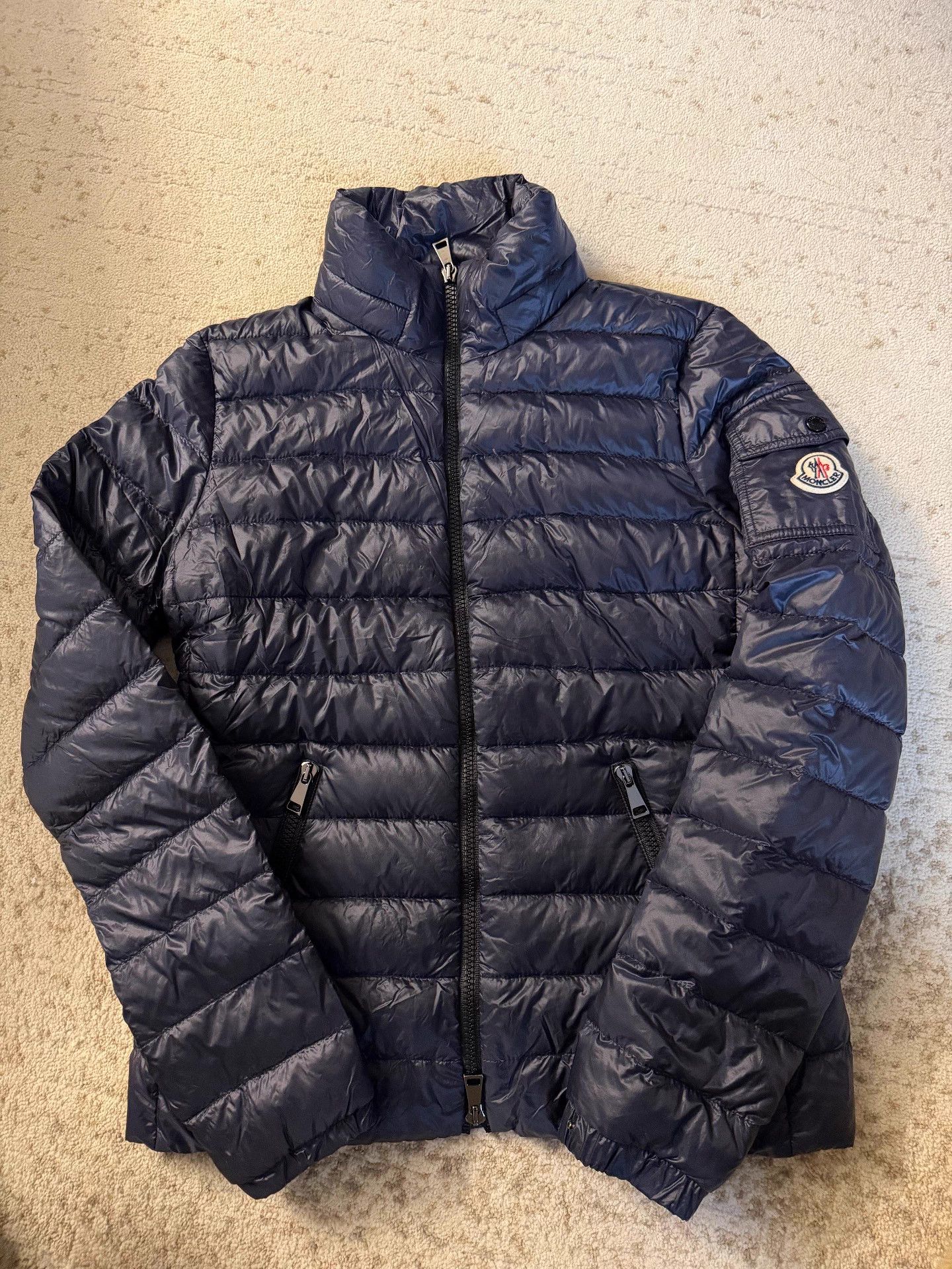 Moncler Moncler Navy Size 1 Down Jacket Mint Size US S / EU 44-46 / 1 - 1 Thumbnail