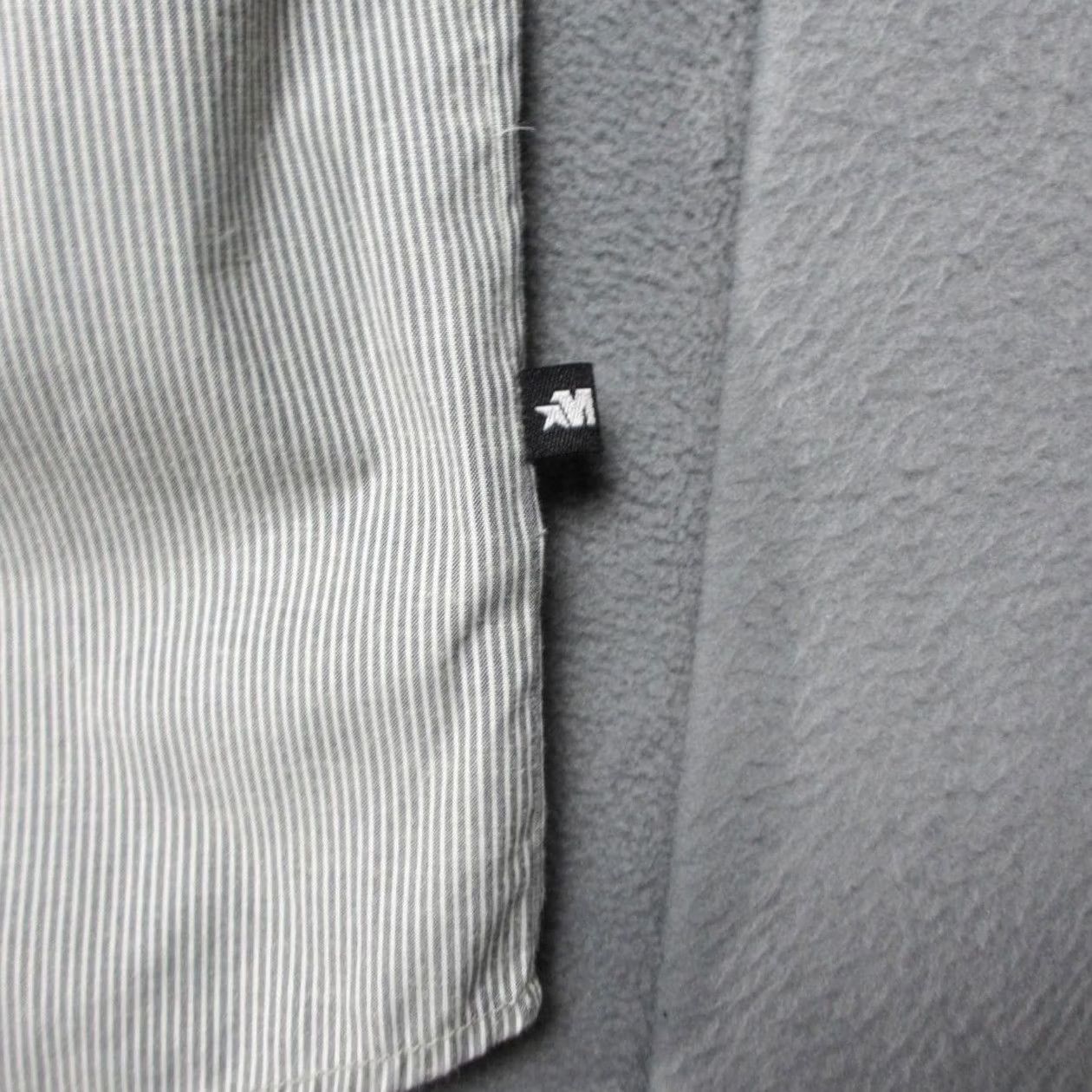 Vintage Mecca Shirt Mens 2XL Gray Pinstripe Short Sleeve Snap Front Garage Y2K Shop USA Shirt Size US XXL / EU 58 / 5 - 5 Thumbnail