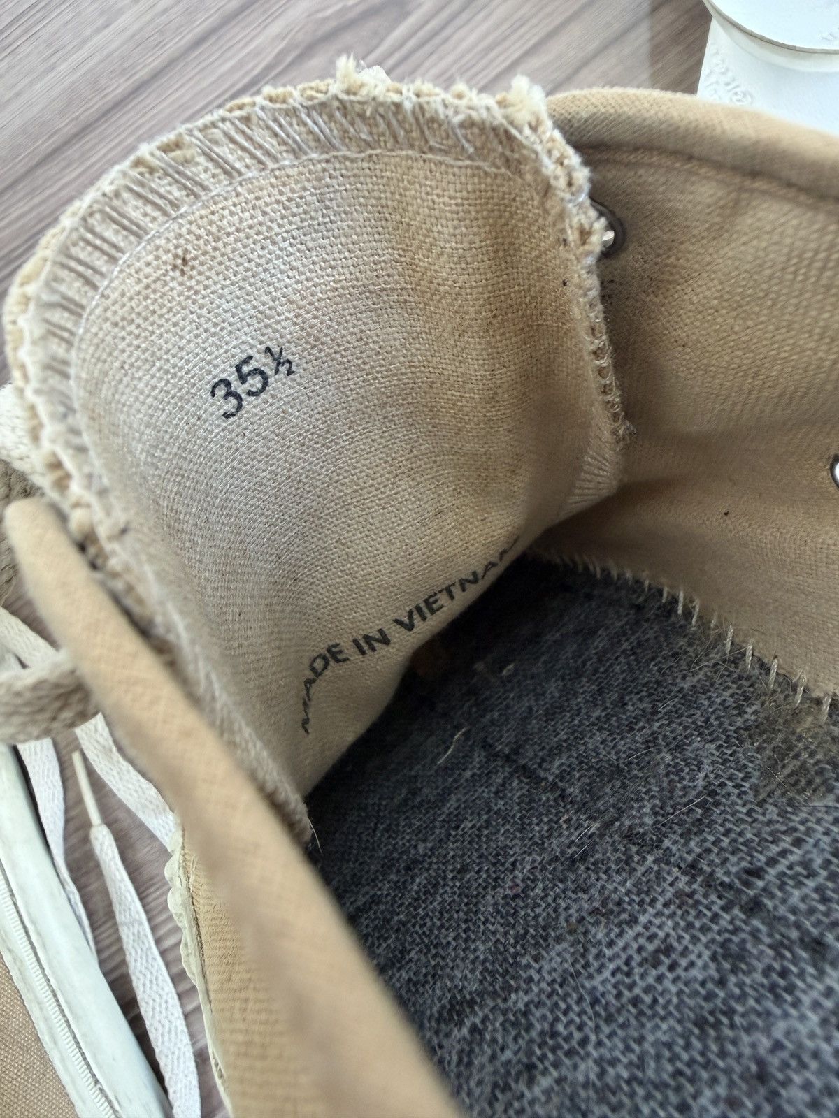 Maison Margiela Tabi canvas sneakers Size US 5.5 / IT 35.5 - 7 Thumbnail