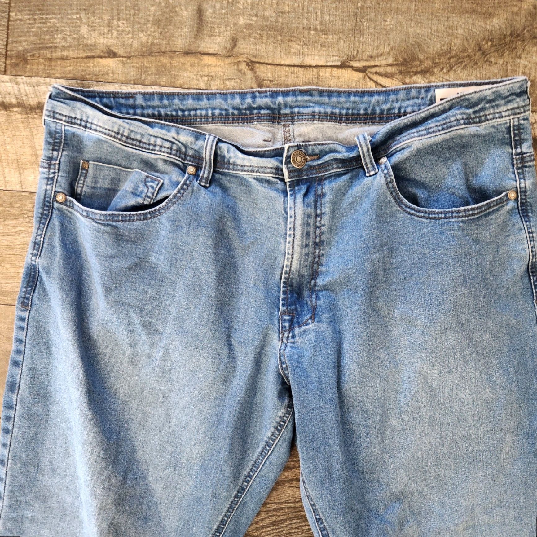 Buffalo David Bitton Buffalo David Bitton Jeans Men's 40 x 29 Axel Slim Straight Blue Stretch Denim Size US 40 / EU 56 - 3 Thumbnail