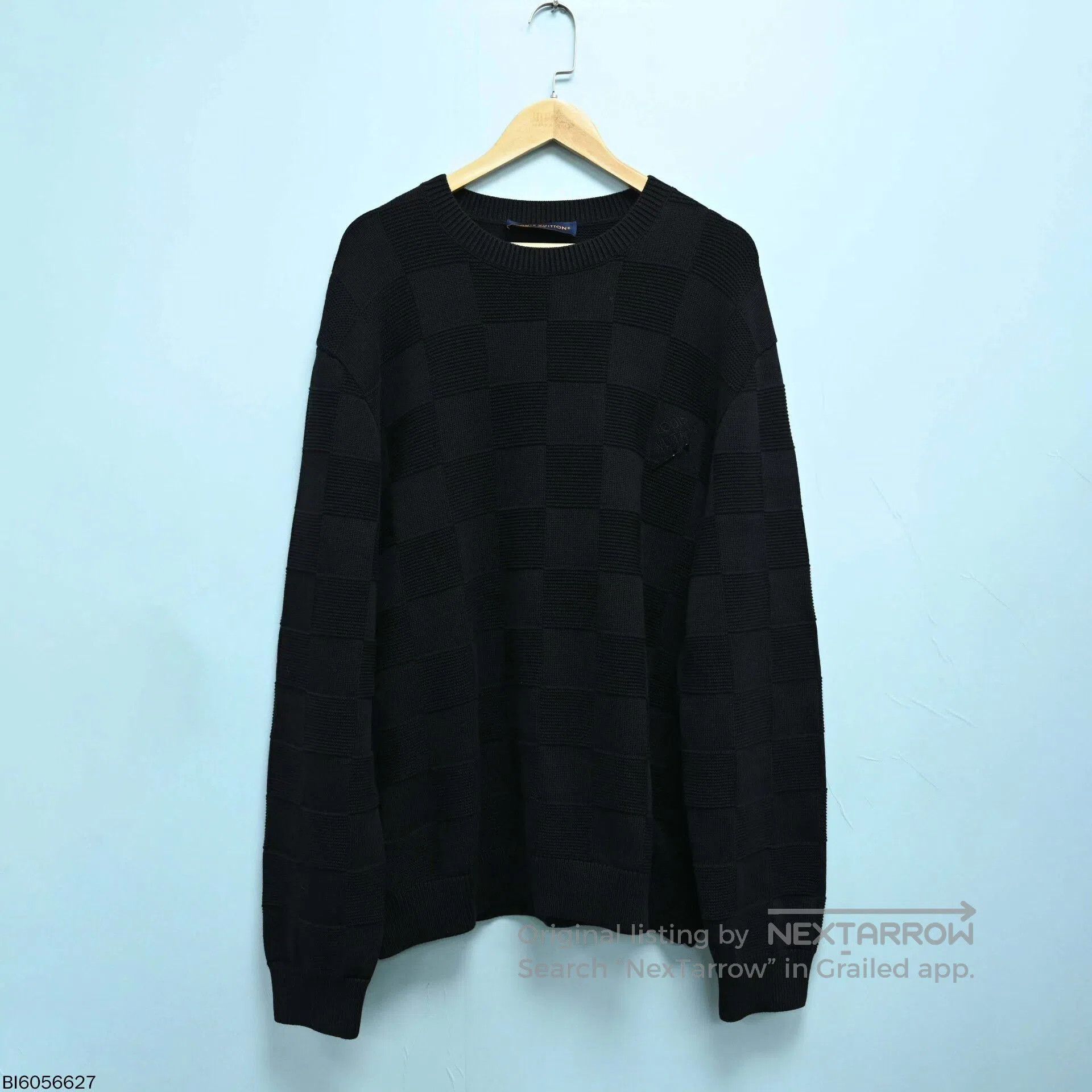 Louis Vuitton louis vuitton black long sleeve knit sweater. Size US XXL / EU 58 / 5 - 1 Thumbnail