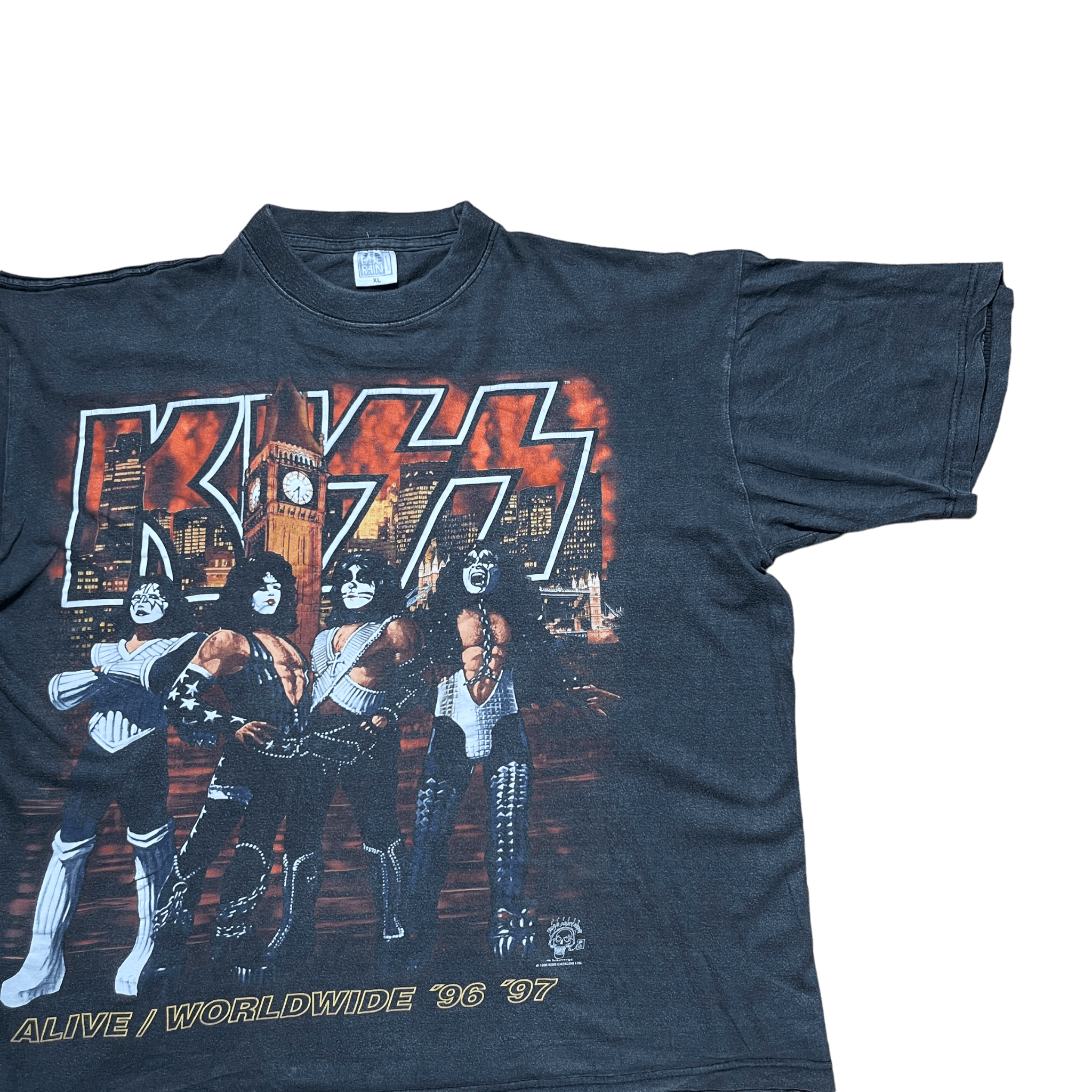 Vintage Vintage KISS Alive 1996/1996 Tour Shirt XL Size US XL / EU 56 / 4 - 3 Thumbnail