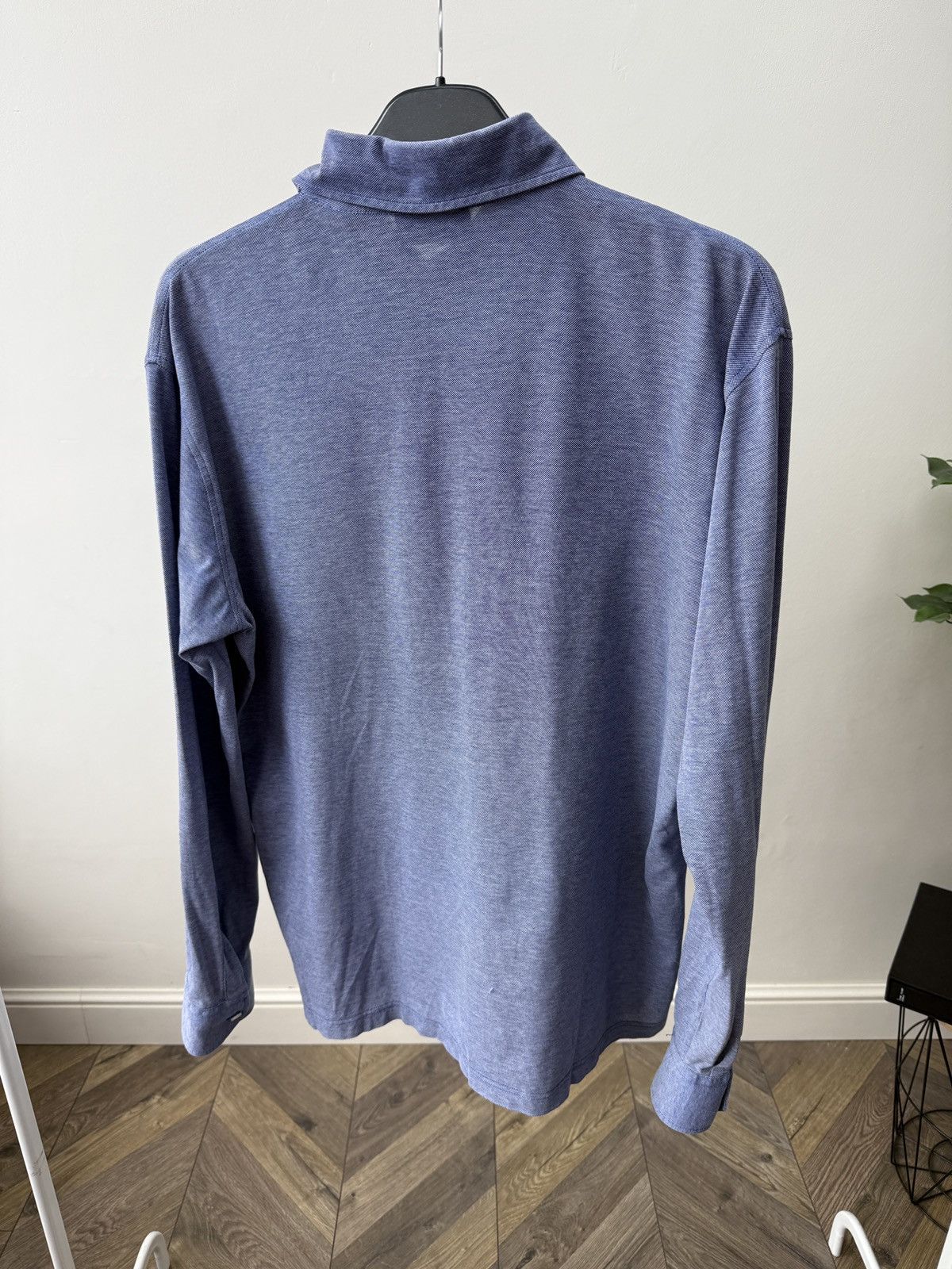 Boggi Vintage Boggi Milano Shirt Blue Cotton Button Up Size US L / EU 52-54 / 3 - 7 Thumbnail