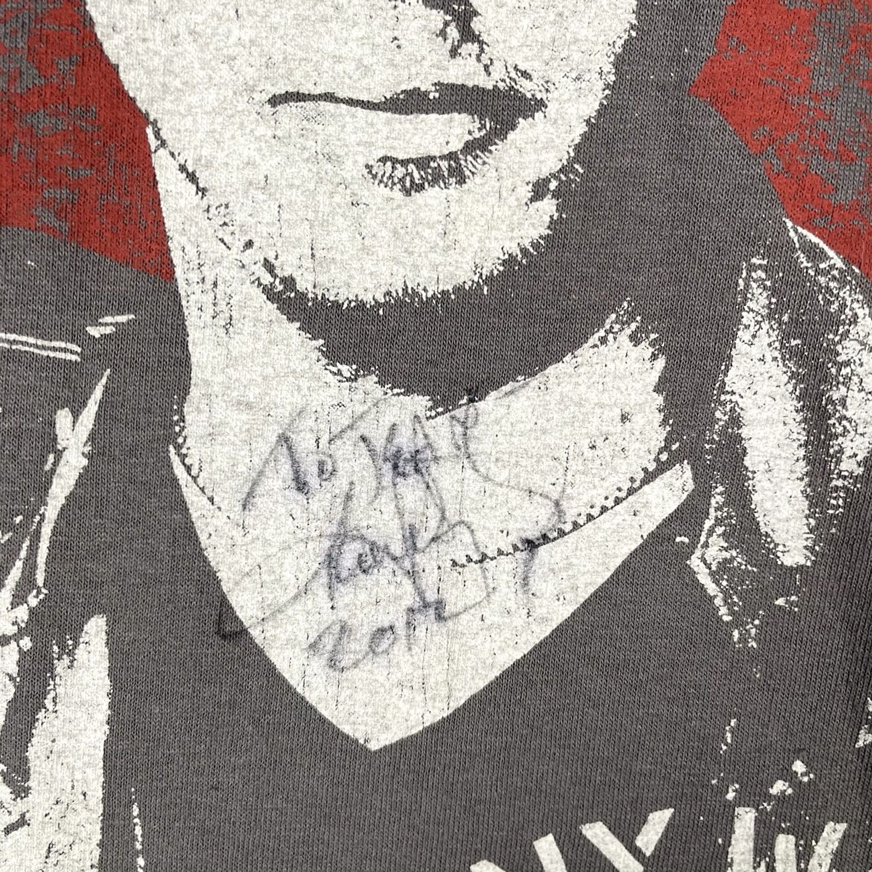 Anvil Kenny Wayne Shepherd T-Shirt Band Anvil L Gray Autographed 2012 Tour Mens T-Shirt Regular Short Sleeve Crew Neck Shirt Size US L / EU 52-54 / 3 - 3 Thumbnail