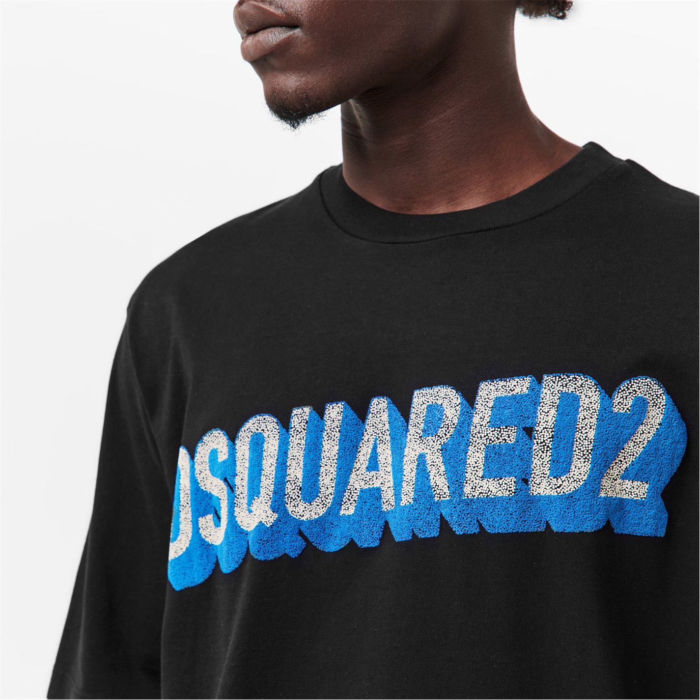 Dsquared2 o1g2r1mq0426 Cotton T-Shirt in Black Size US XXL / EU 58 / 5 - 4 Thumbnail