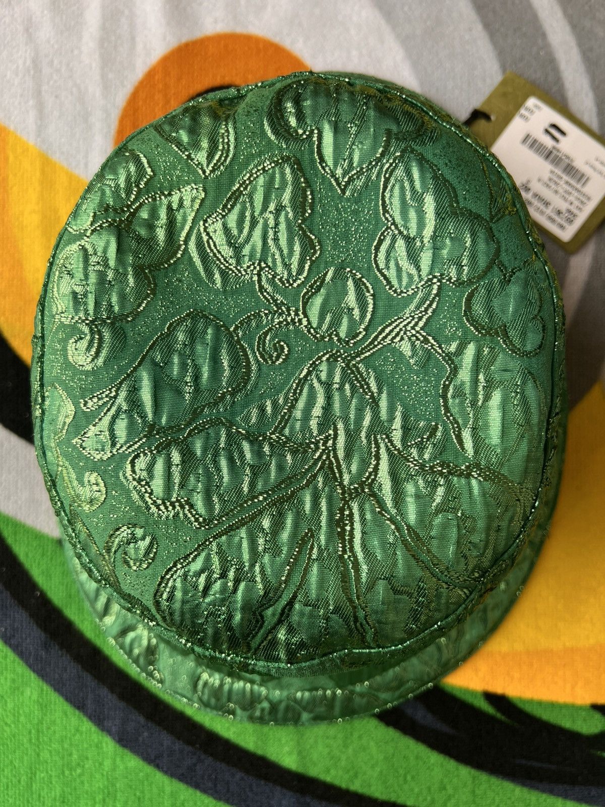 Gucci Gucci Pile Jacquard Bucket Hat Reseda/Dark Green monogram Size ONE SIZE - 17 Thumbnail