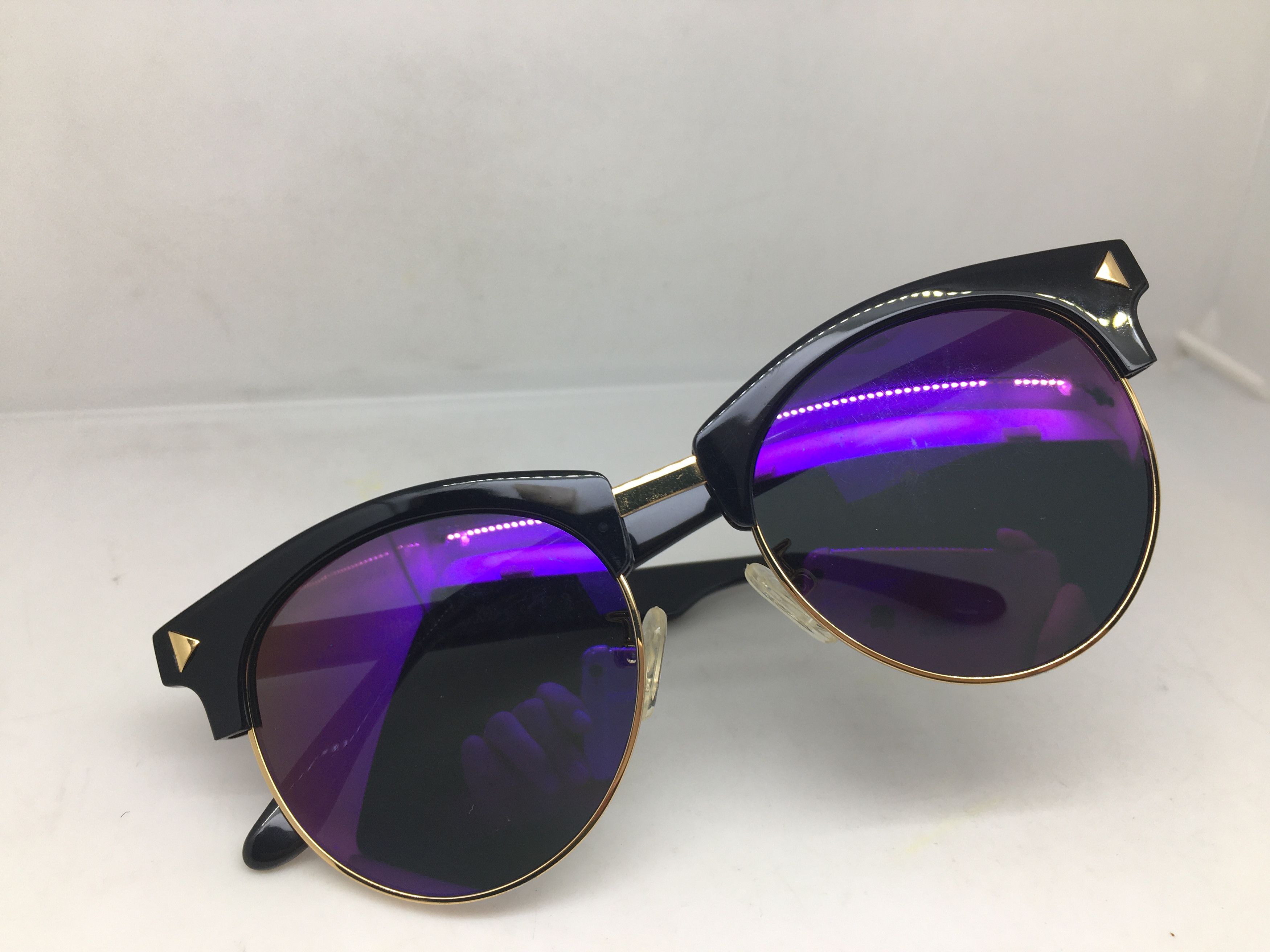 Other Zele Malcolm X Black Gold Sunglasses Frame Size ONE SIZE - 7 Thumbnail