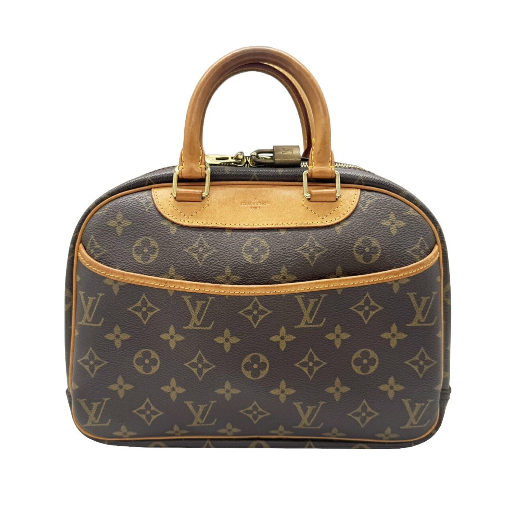 Louis Vuitton LOUIS VUITTON Trouville Monogram M42228 MI0054 Handbag Bowling Vanity for Men and Women Size ONE SIZE - 1 Thumbnail