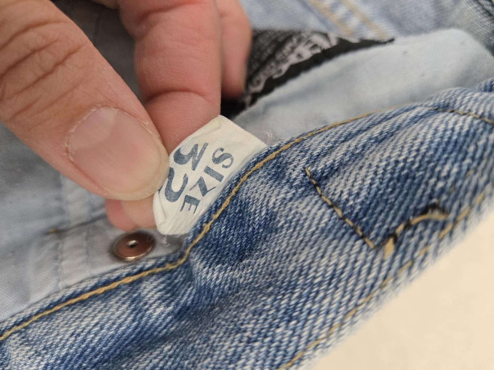 Versace Jeans Couture Vintage Versace Jeans Couture Men's 32 Denim Light Wash Wear Size US 32 / EU 48 - 7 Thumbnail