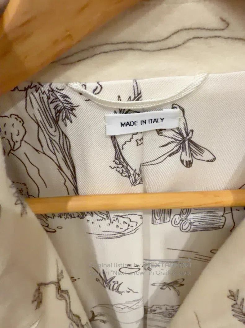 Thom Browne Thom Browne Women's Autumn and Winter Printed Cashmere Coa Size S / US 4 / IT 40 - 2 Thumbnail