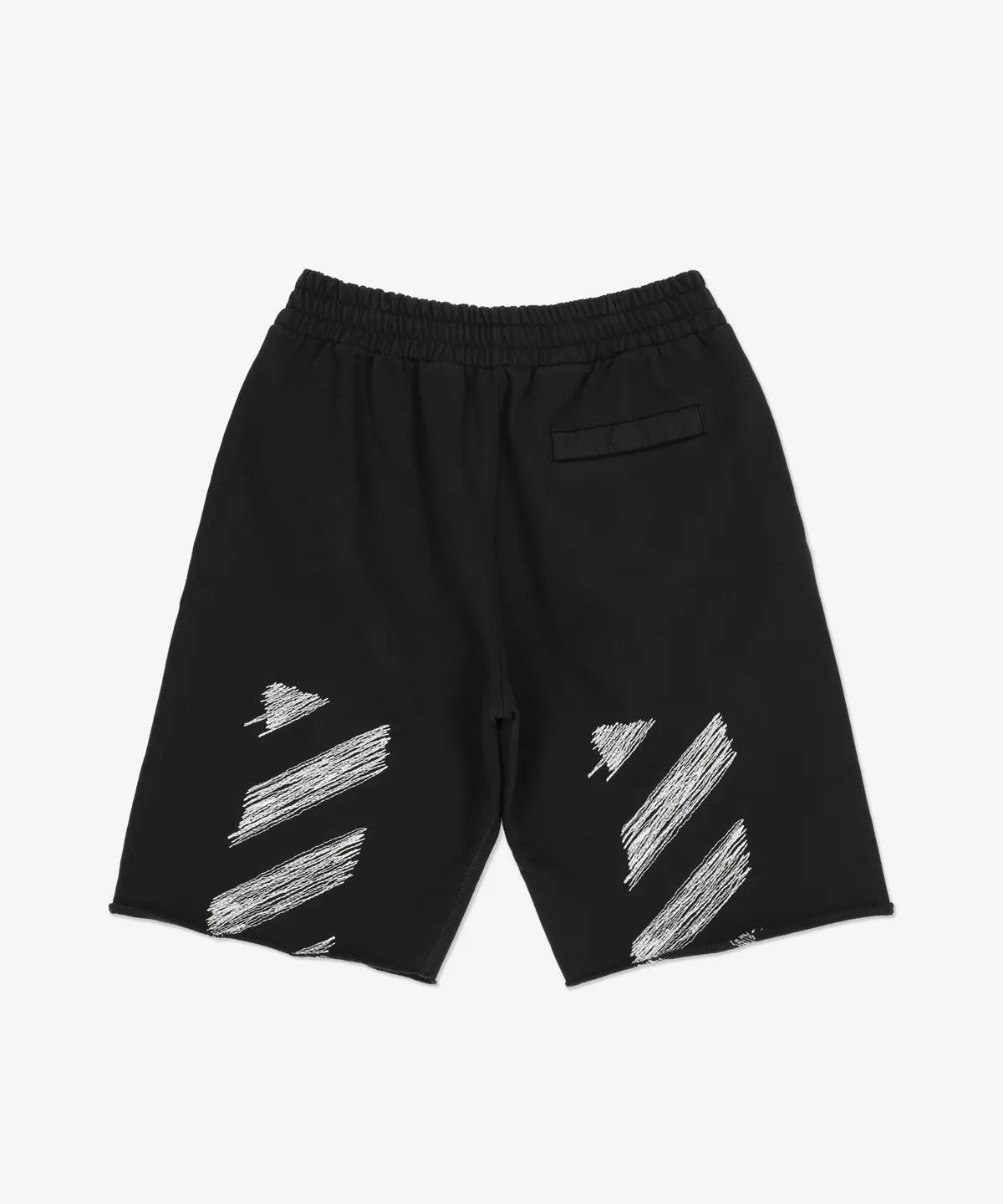 Off-White o1gr1nt0325 Scribble Sweat Short in Black Size US 30 / EU 46 - 2 Thumbnail