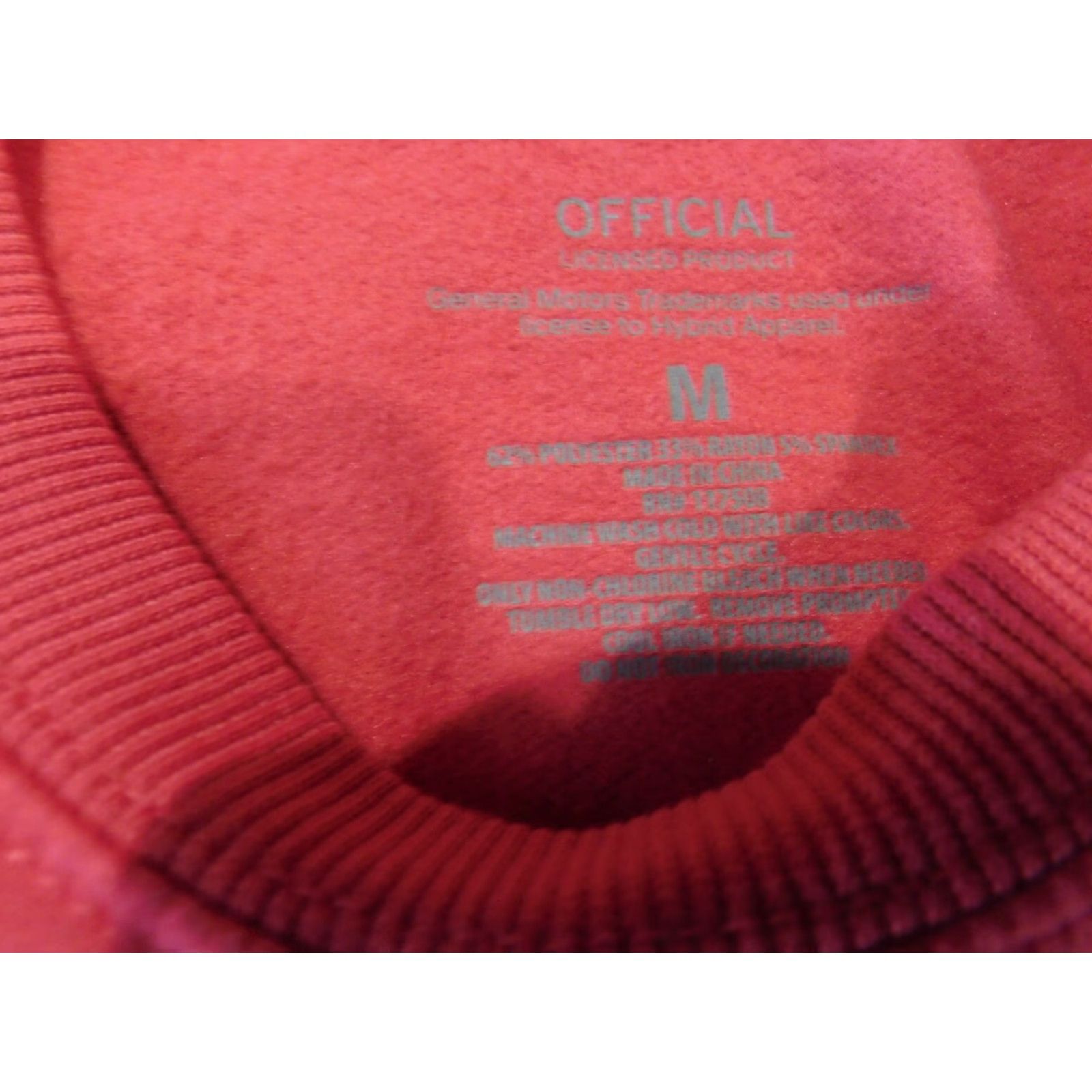 Vintage GM General Motors Womens Sweater Medium Red Chevrolet Camaro Crewneck Pullover Size M / US 6-8 / IT 42-44 - 5 Thumbnail