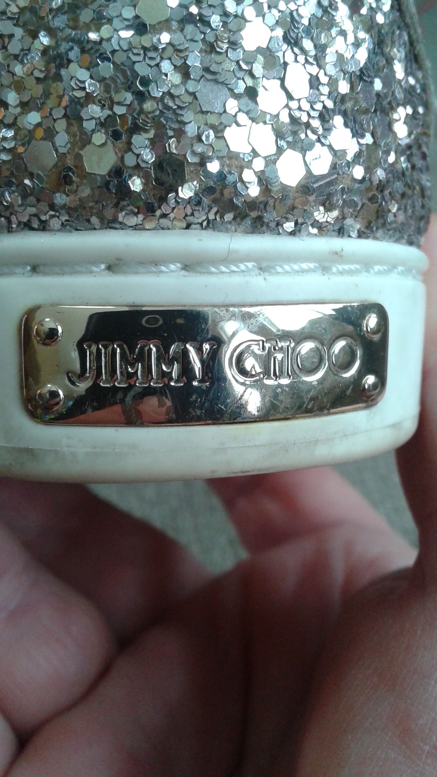 Jimmy Choo JIMMY CHOO WOMEN SNEAKERS GLITER Size US 7 / IT 37 - 8 Thumbnail