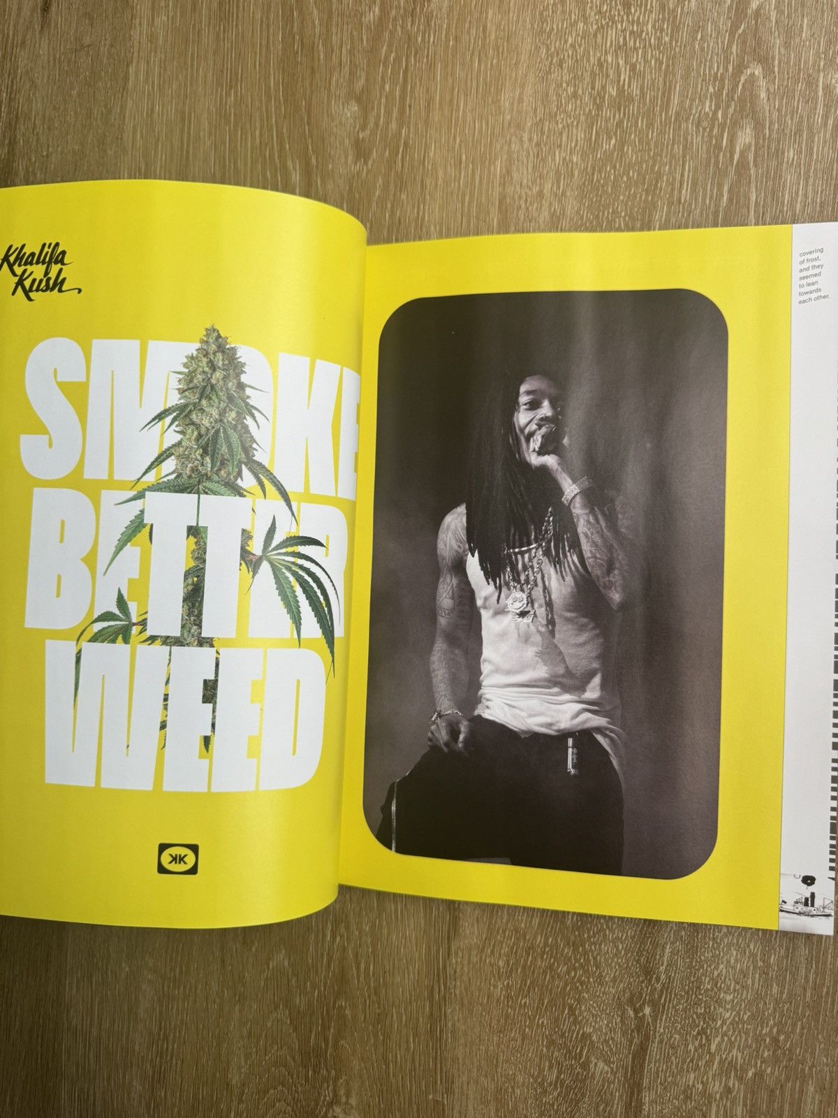Wiz Khalifa California Hiii Marijuana Culture #1 Magazine (High Times) Size ONE SIZE - 4 Thumbnail