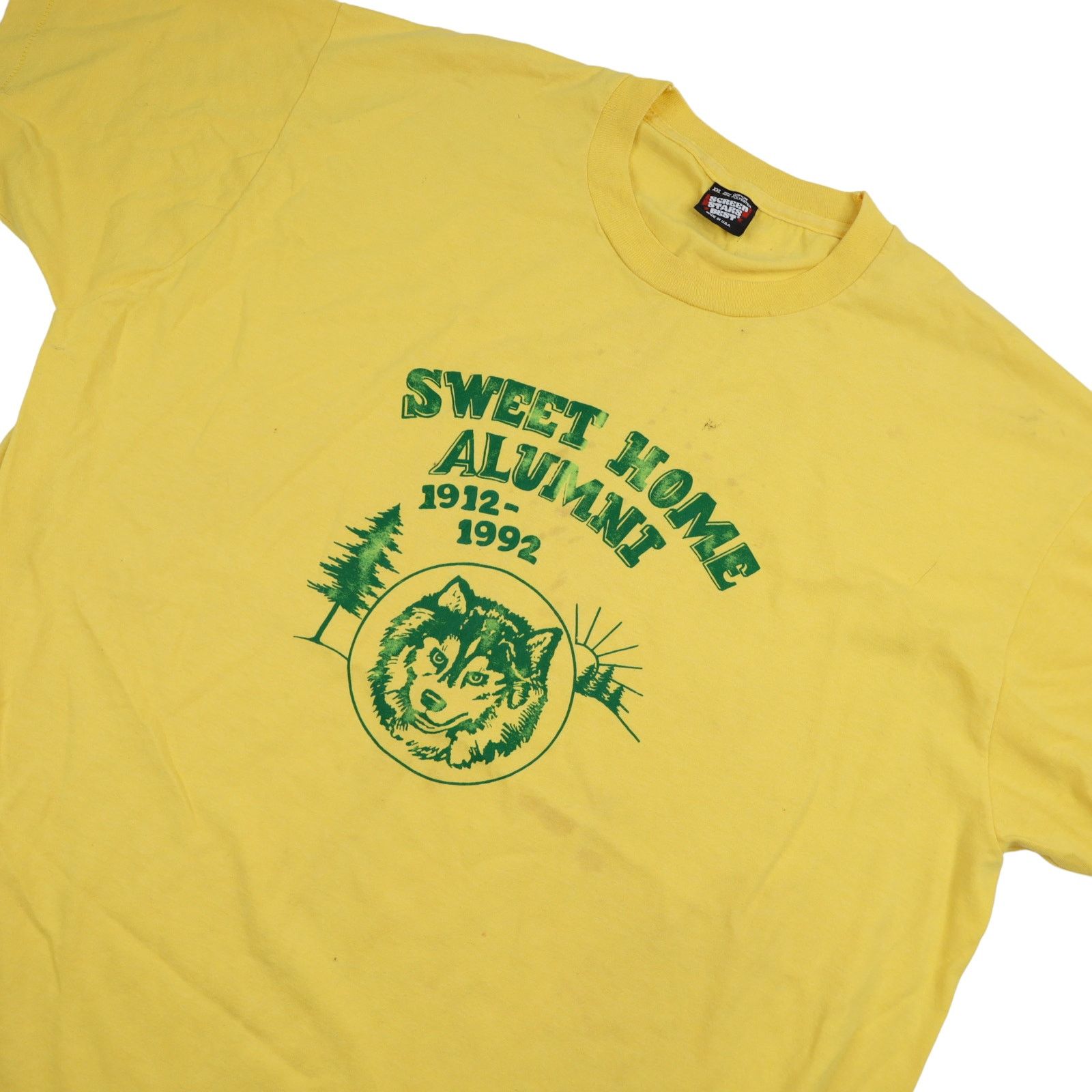 Vintage Vintage Sweet Home Alumnia 1912-1992 Graphic T Shirt Size US XXL / EU 58 / 5 - 2 Thumbnail