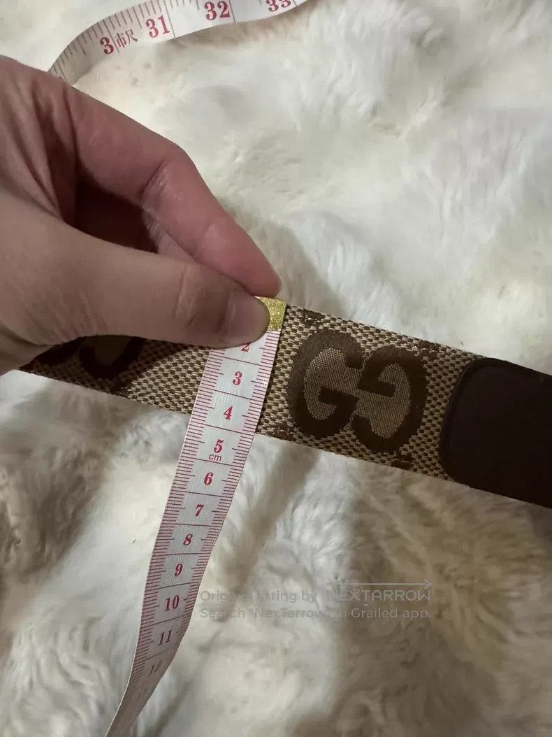 Saint Laurent Paris Saint Laurent Paris size 75 Double G Logo Printed Leather B Size ONE SIZE - 7 Thumbnail