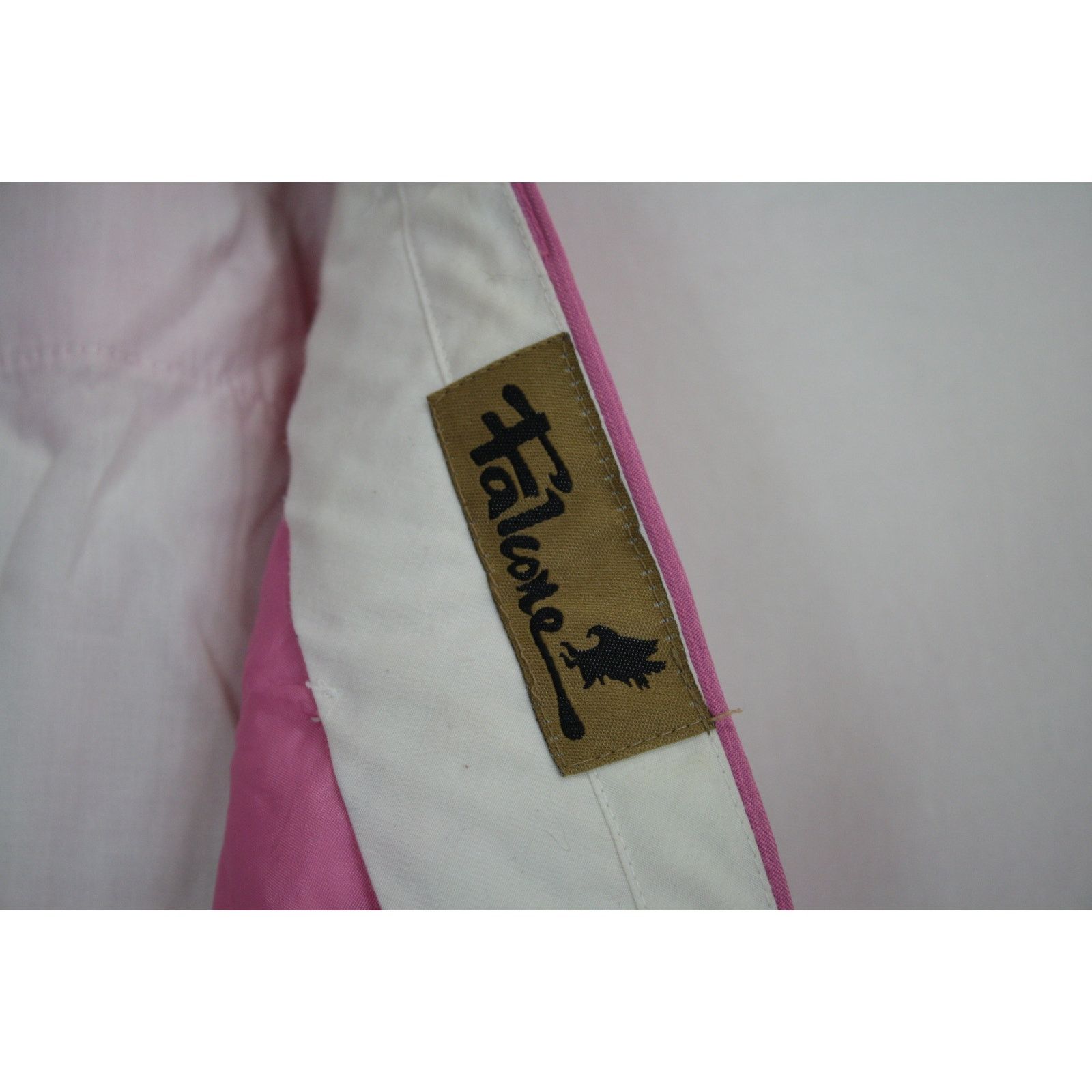 Falcone Vintage Falcone Pink Pinstripe Zoot Suit Mens 58L 46x31 Size 54L - 11 Thumbnail