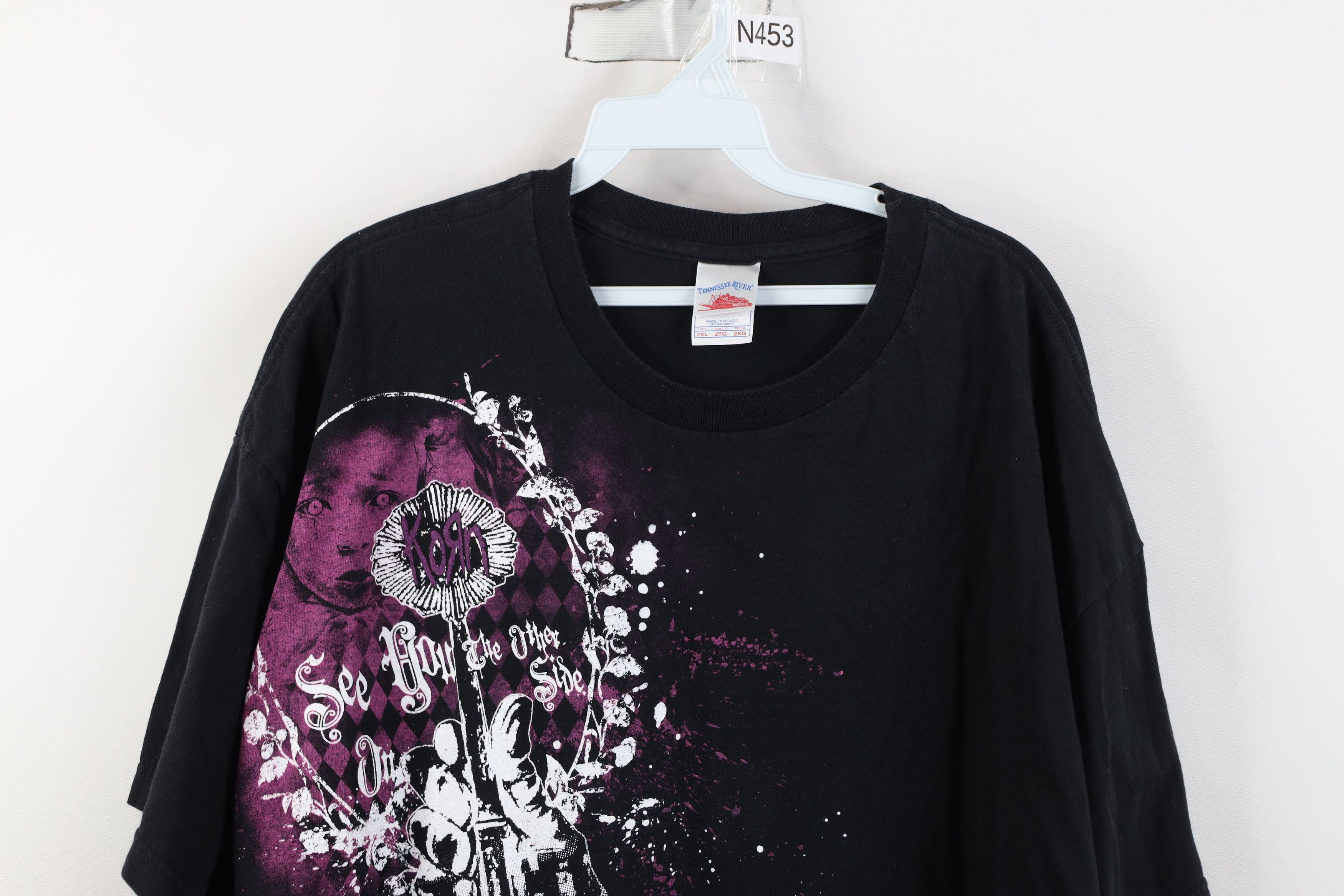 Vintage Vintage Y2K 2005 See You On The Other Side KORN Band T-Shirt Size US XXL / EU 58 / 5 - 2 Thumbnail