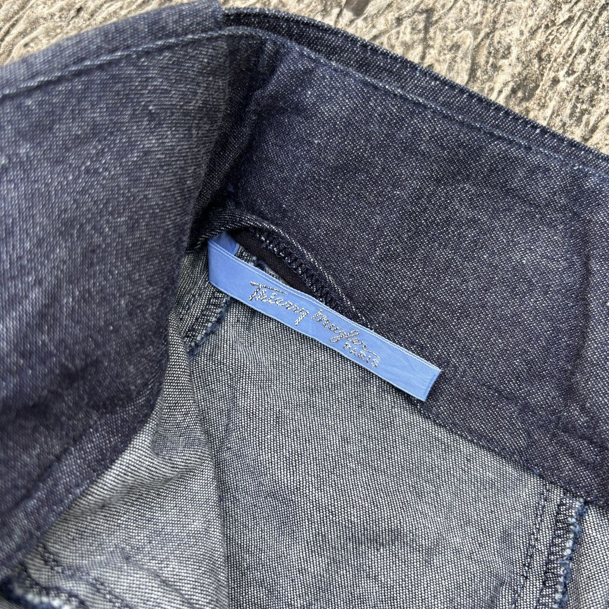 Thierry Mugler Thierry Mugler mini skirt denim Size 27" / US 4 / IT 40 - 9 Thumbnail