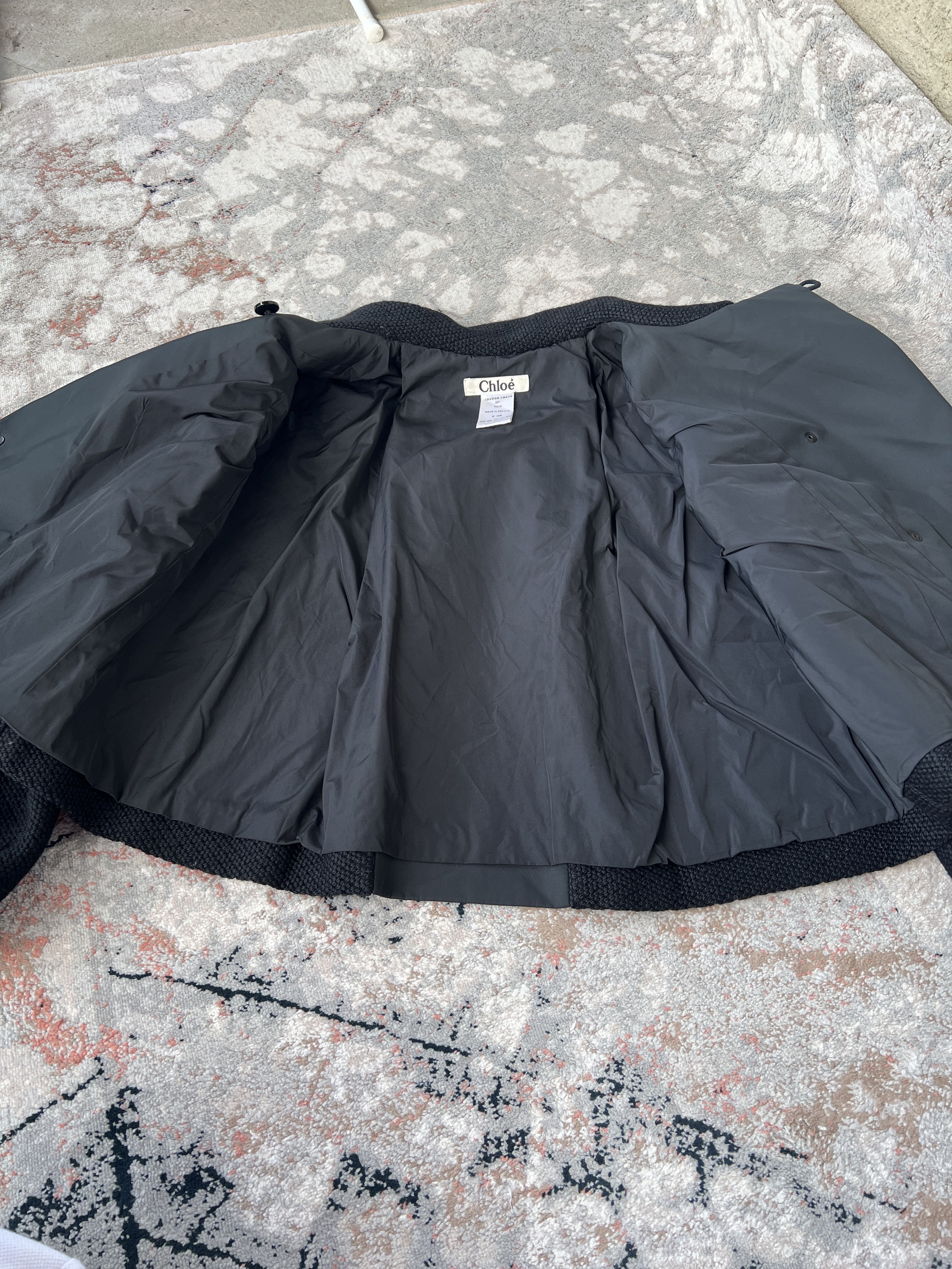 Chloe Chloe Wool Coat Size S / US 4 / IT 40 - 9 Thumbnail