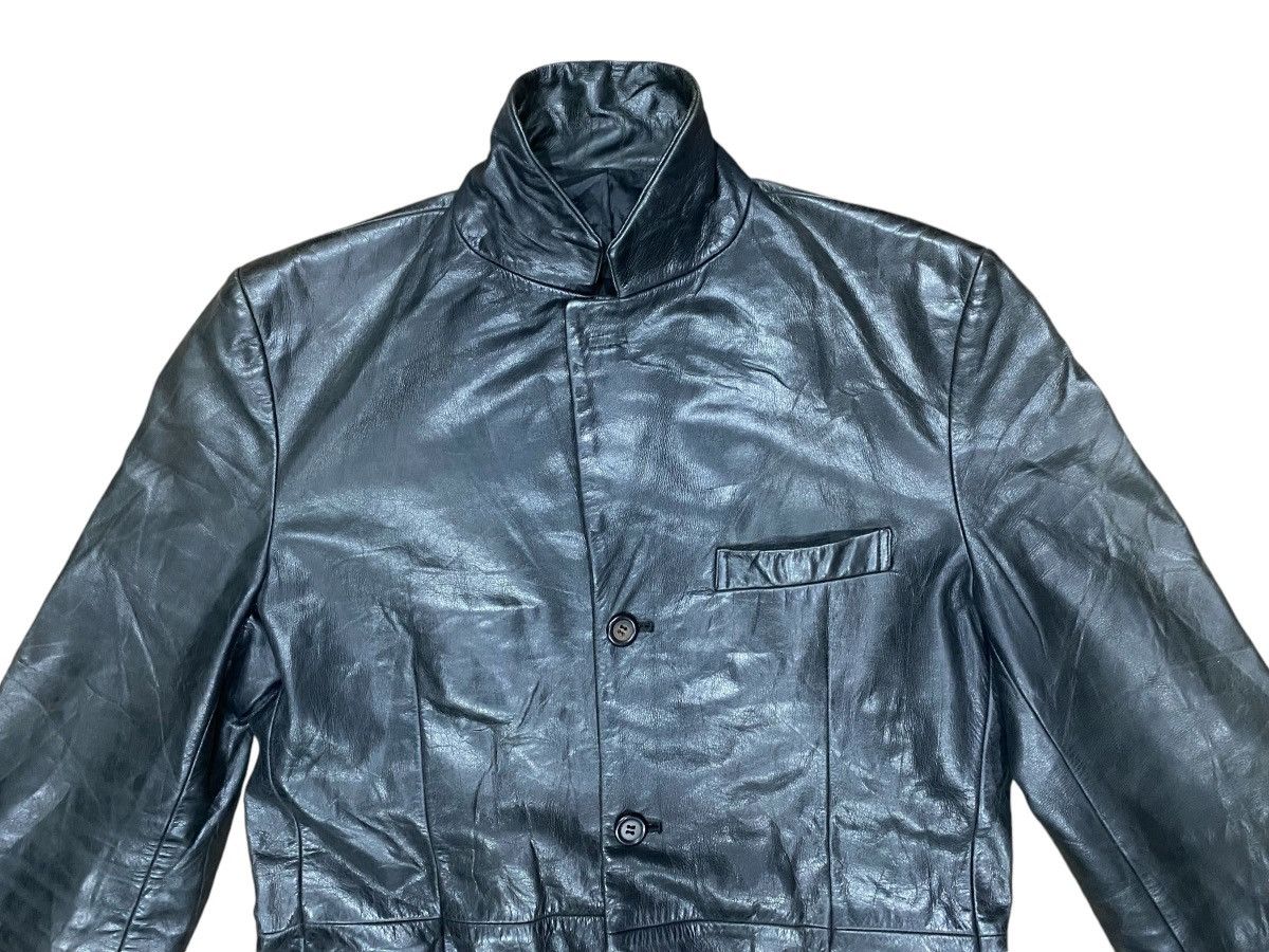 Tornado Mart Rare TORNADO MART Leather Blazer Size US L / EU 52-54 / 3 - 6 Thumbnail