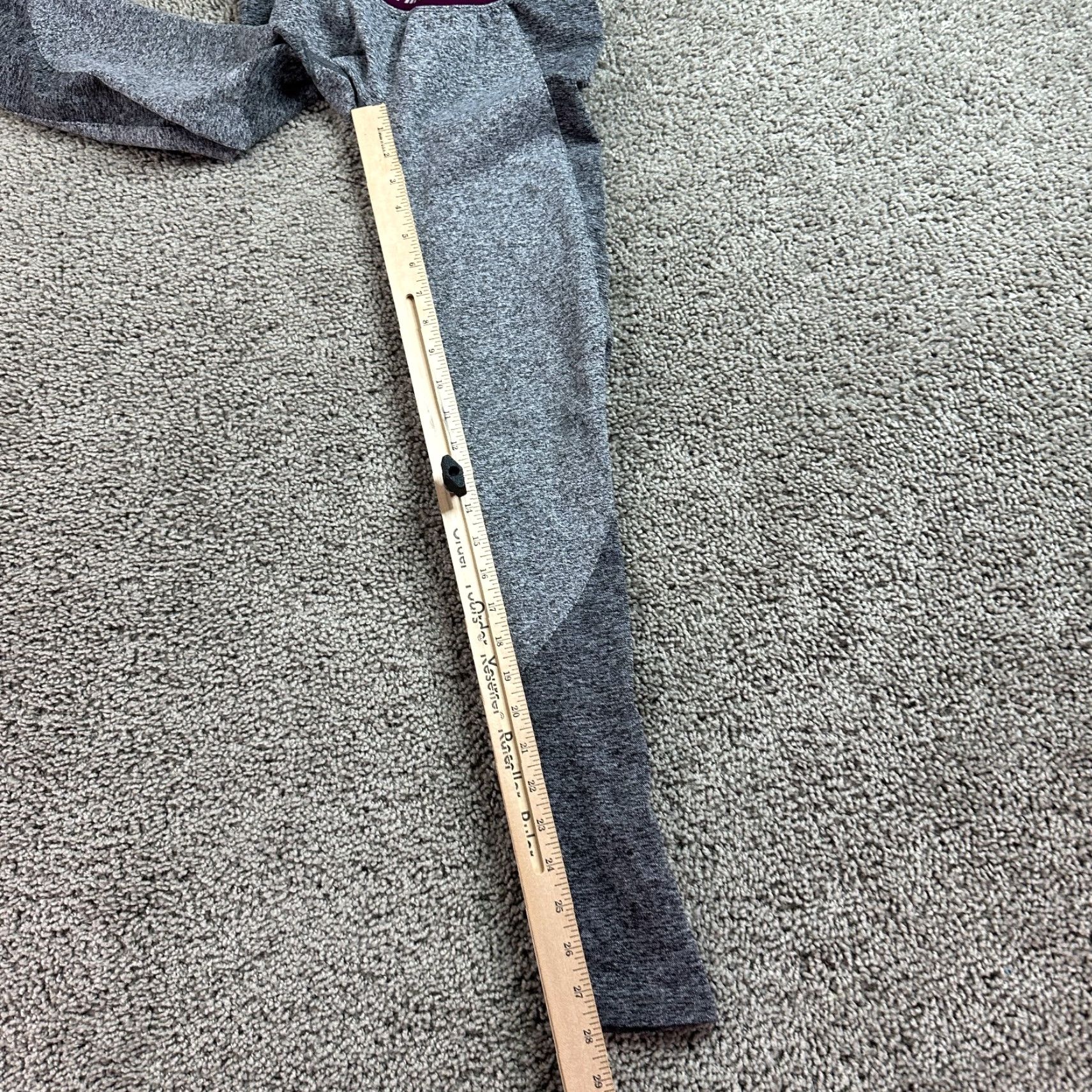 Gymshark Gymshark Leggings Womens S Gray Dry Elastic Waist Pull On Gym Pants Ladies Size 28" / US 6 / IT 42 - 6 Thumbnail