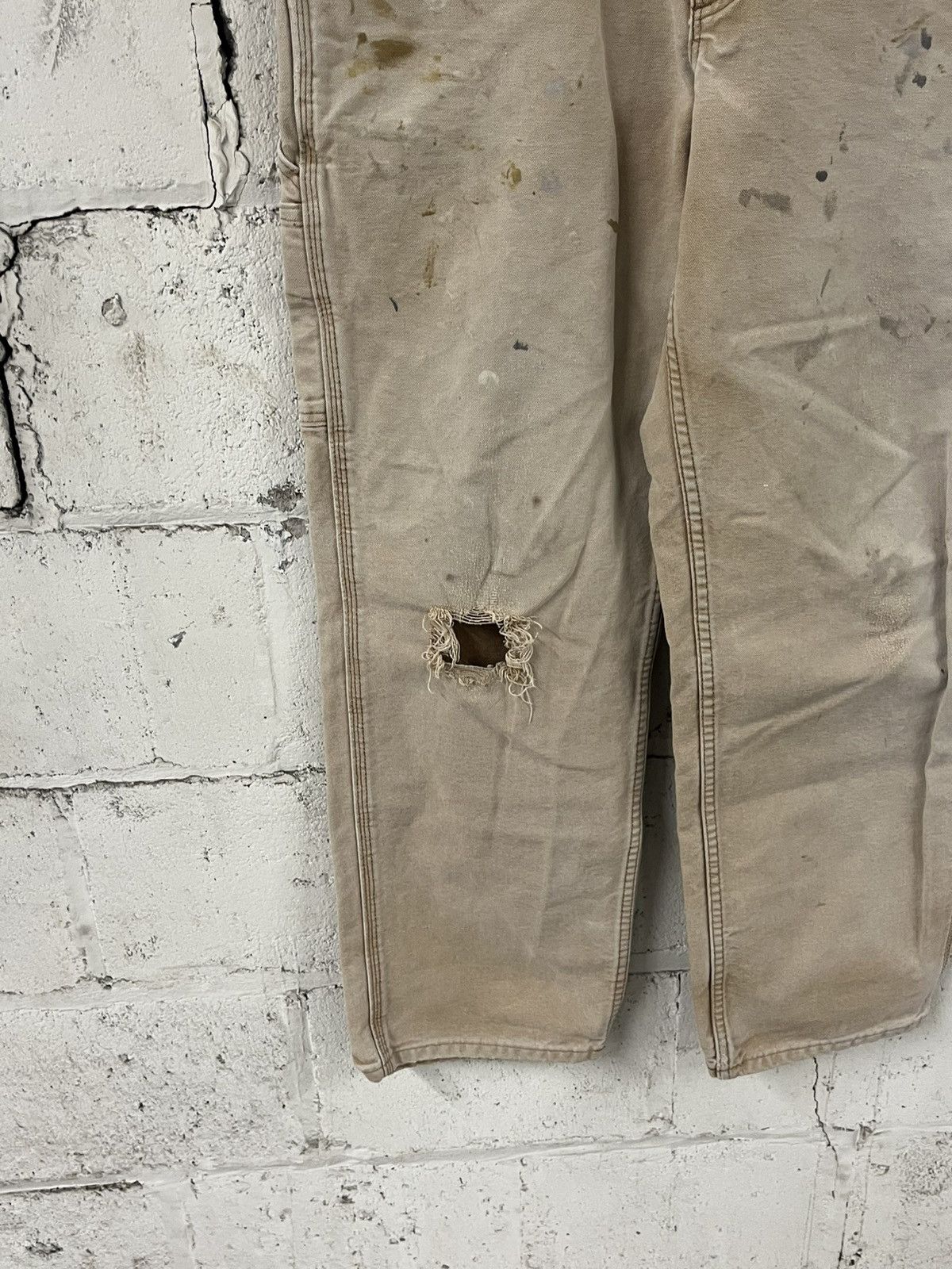 Carhartt Thrashed and faded carhartt carpanter pants skater grunge Size US 30 / EU 46 - 5 Thumbnail