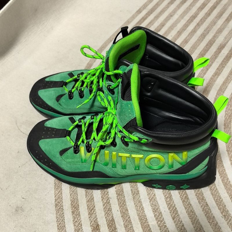Louis Vuitton Louis Vuitton Millenium Green Martin Boots -2508 Size US 10.5 / EU 43-44 - 1 Thumbnail