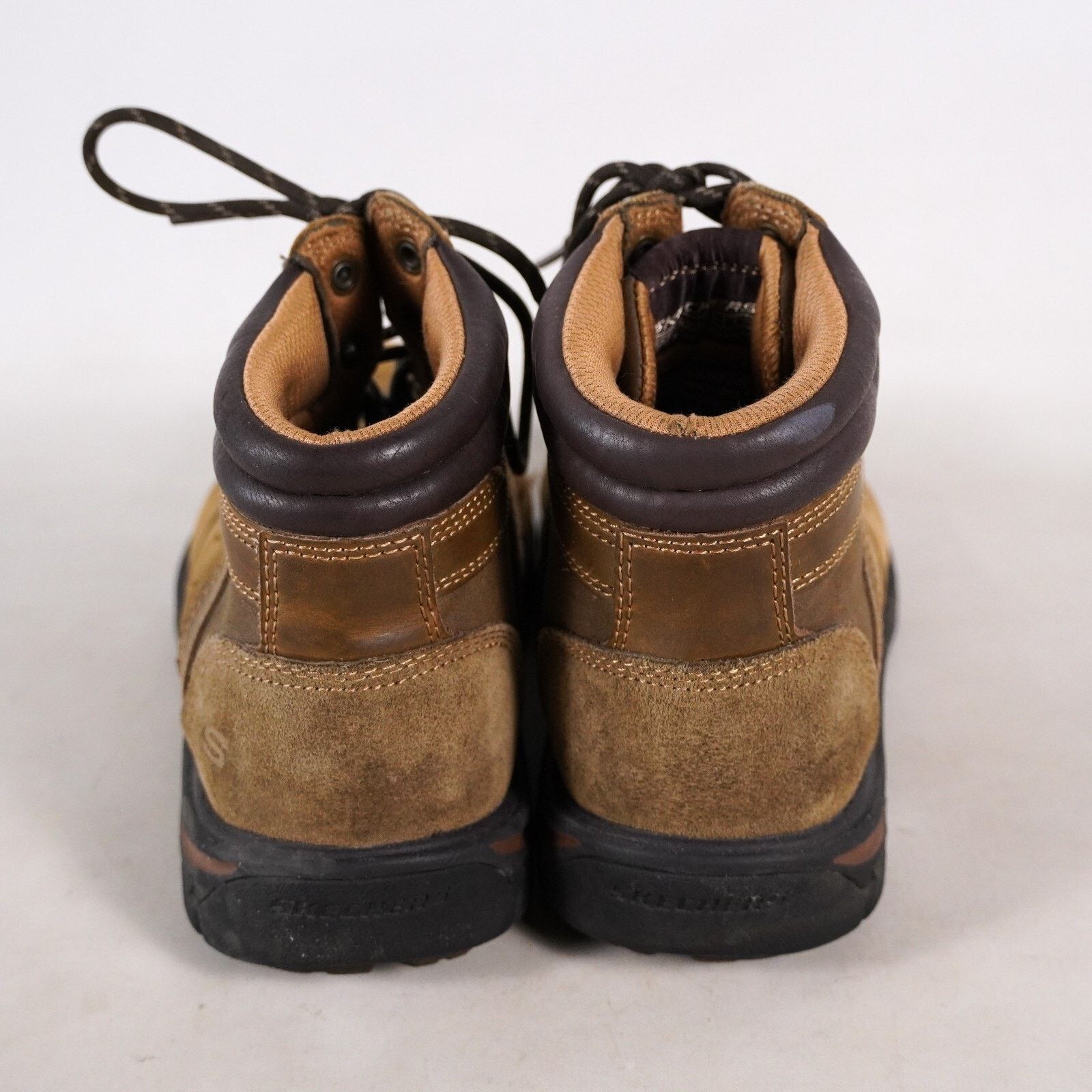 SKECHERS Skechers Relaxed Fit Leather Work Boots Men 7 Hiking Shoes Size US 7 / EU 40 - 3 Thumbnail