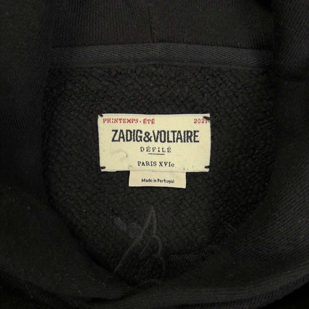 Zadig & Voltaire 2021 Pritenmps-Ete Zadig Voltaire Paris - Gothic Hoodie Size US M / EU 48-50 / 2 - 10 Thumbnail