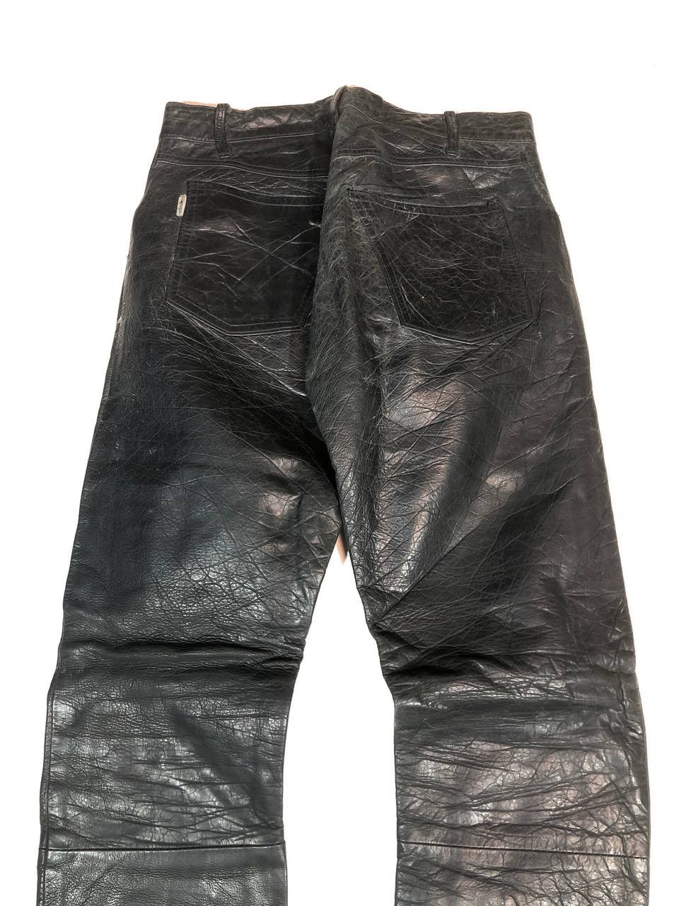 Vintage Enjoy Racing Moto Biker Leather Pants Size US 29 - 7 Thumbnail