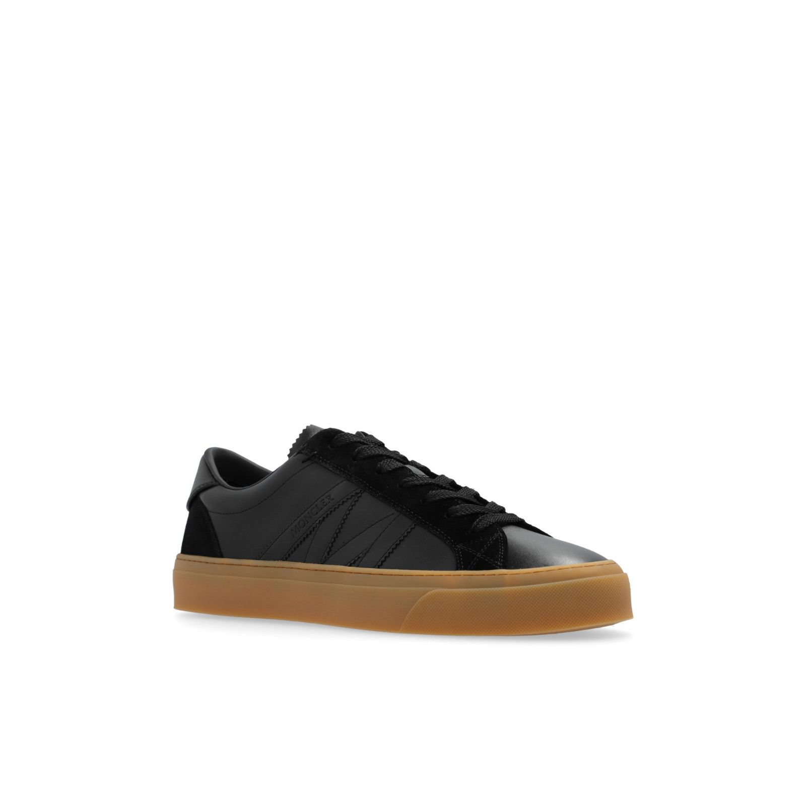 MONCLER Monaco 2 Black Sneakers New (Men's size:8;)