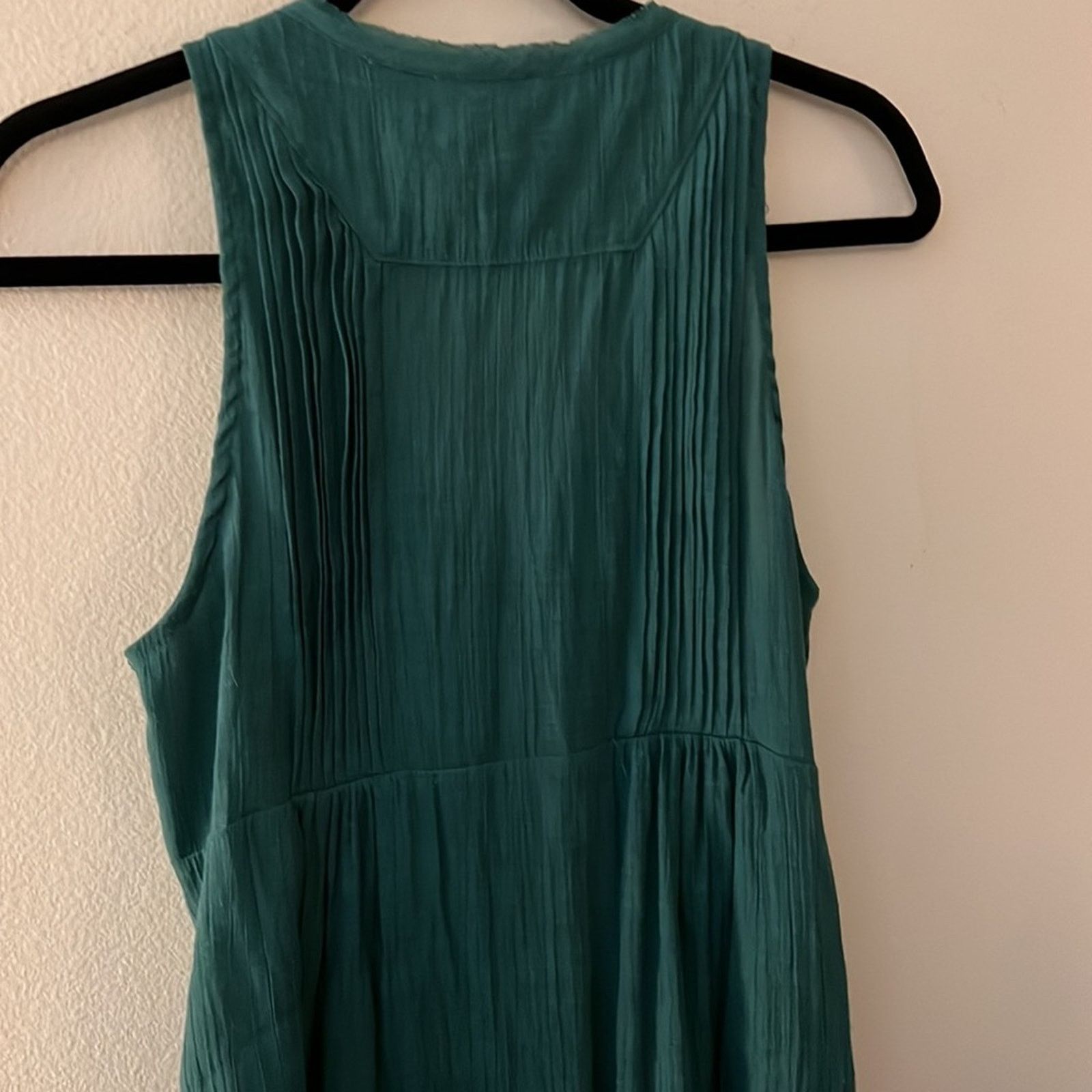 Anthropologie Anthropologie Maeve Saona Green Pintuck TankBlouse Size S Size S / US 4 / IT 40 - 7 Thumbnail