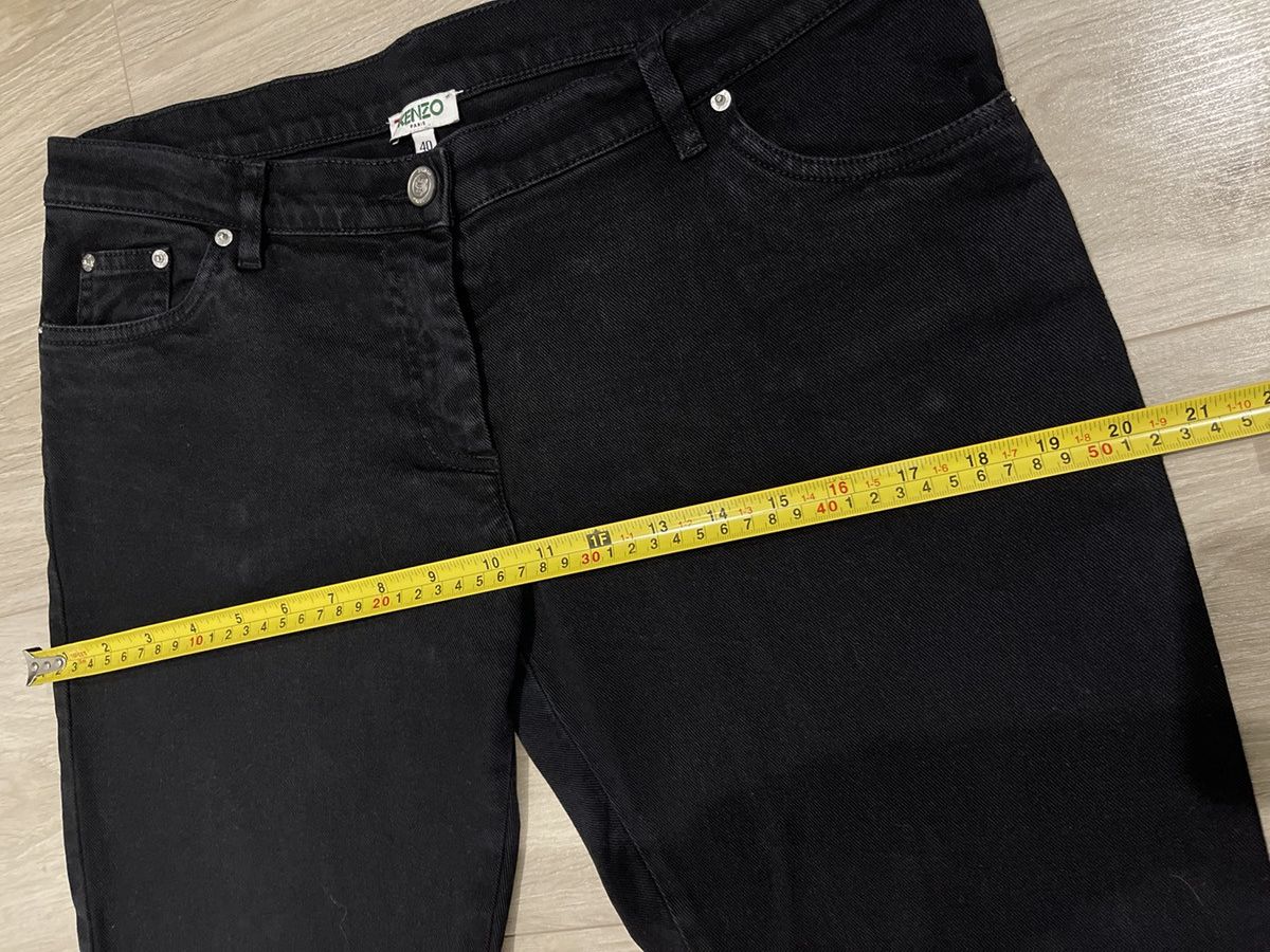 Kenzo Kenzo black jeans denim woman pants EU40 US34 inches Size 34" / US 12 / IT 48 - 10 Thumbnail